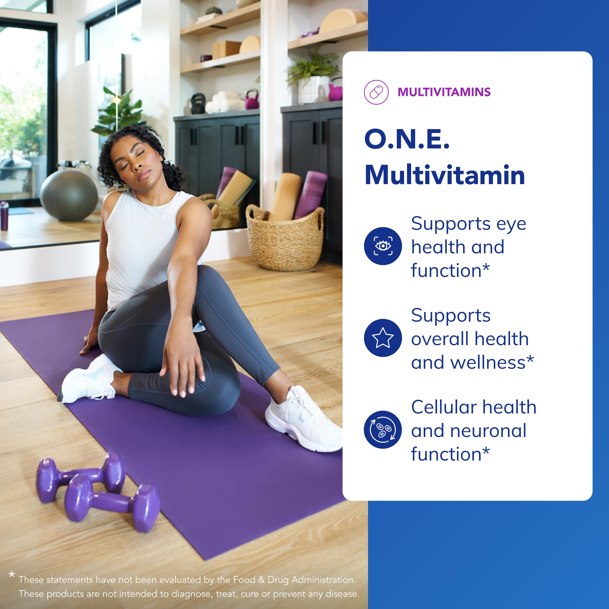Pure Encapsulations O.N.E. Multivitamin - Once Daily Multivitamin with Antioxidant Complex Metafolin, CoQ10, and Lutein to Support Vision, Cognitive Function, and Cellular Health* - 120 Capsules Pure Encapsulations Au supplements