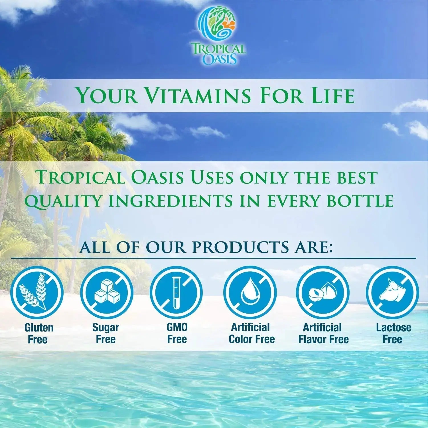 Premium Liquid Multivitamin For Kids | Sugar Free Kids Vitamins | 100% DV of 14 Vitamins for Kids | Multivitamin for Children Ages 4+ | Tropical Oasis Au supplements
