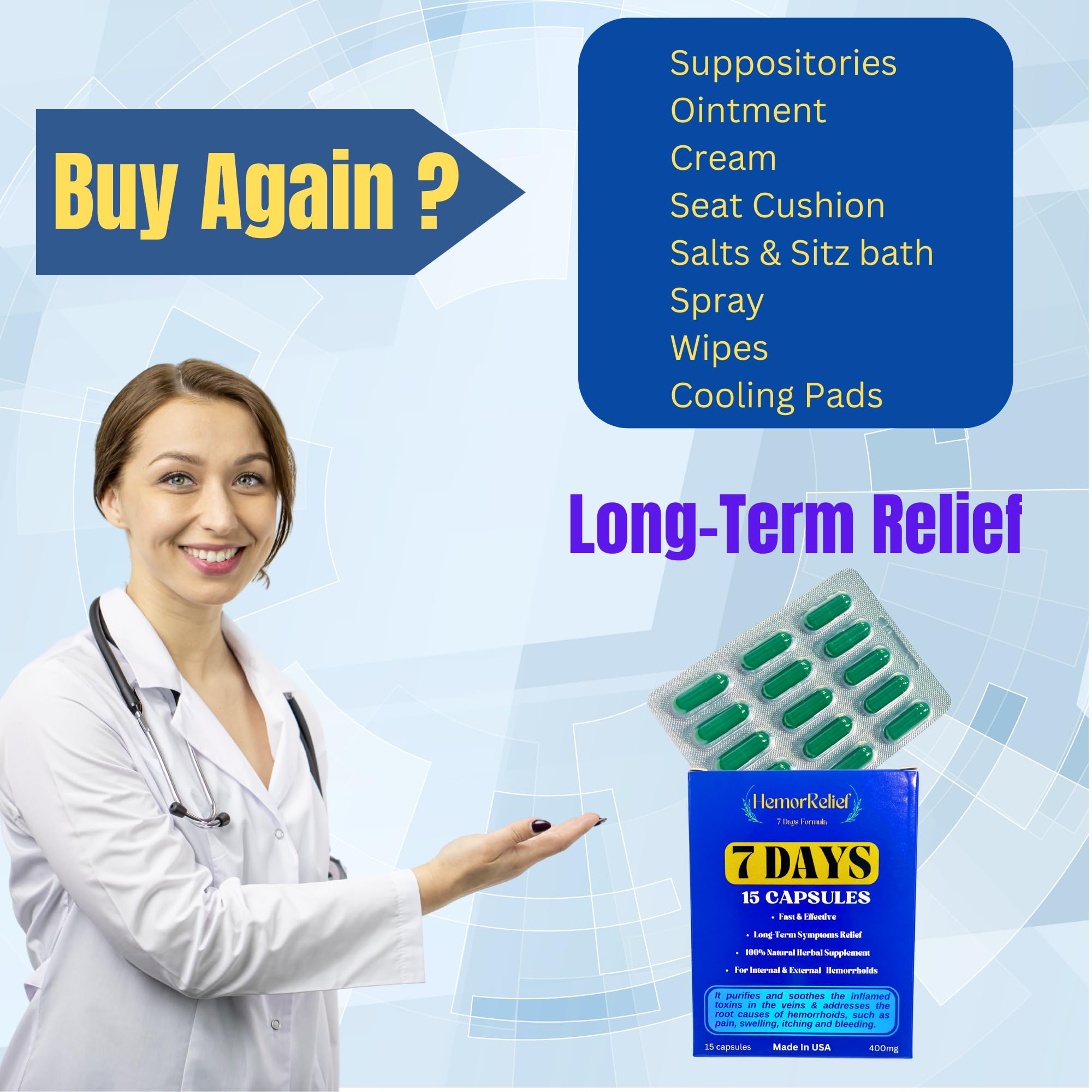 7Days Hemorrhoid Detox Formula, Works to Address The Root Causes of Hemorrhoids Provide Fast & Long-Lasting Relief Generic Au supplements