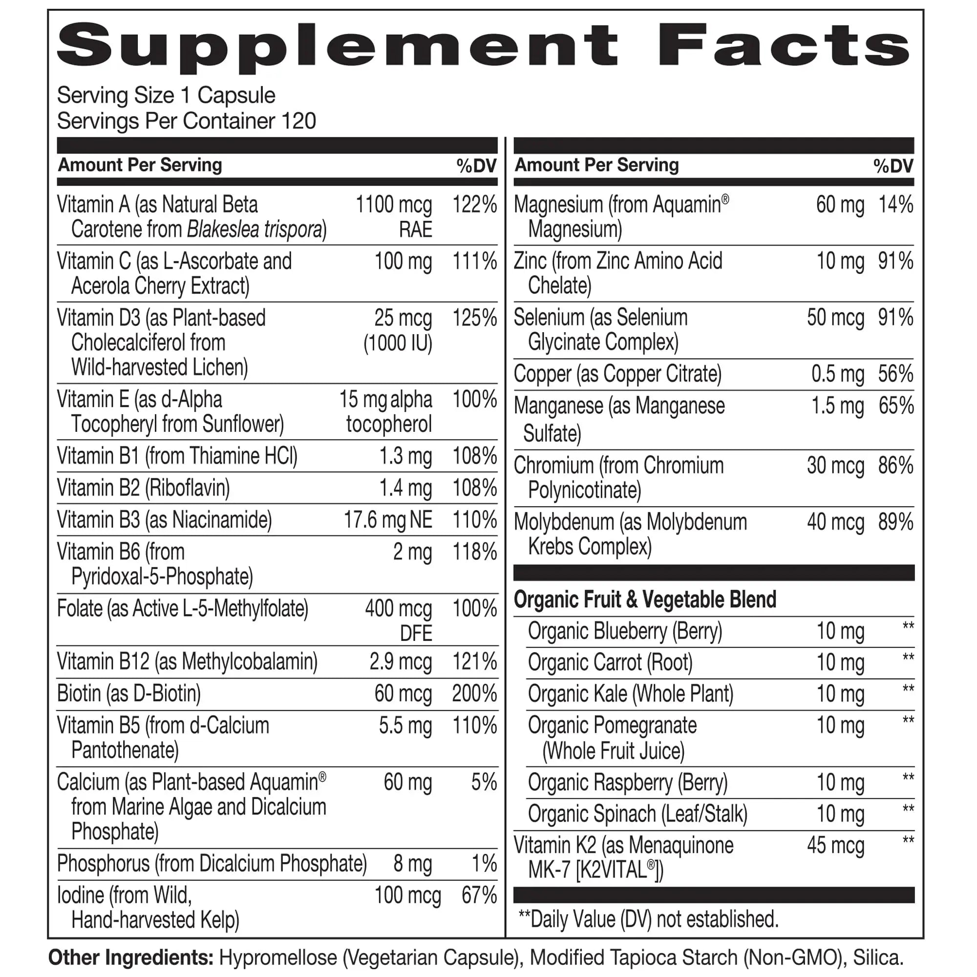 NATURELO One Daily Multivitamin for Men 50+, 120 Capsules One Daily Multivitamin for Women 50+ (Iron Free), 120 Capsules - 4 Month Supply Bundle NATURELO Au supplements