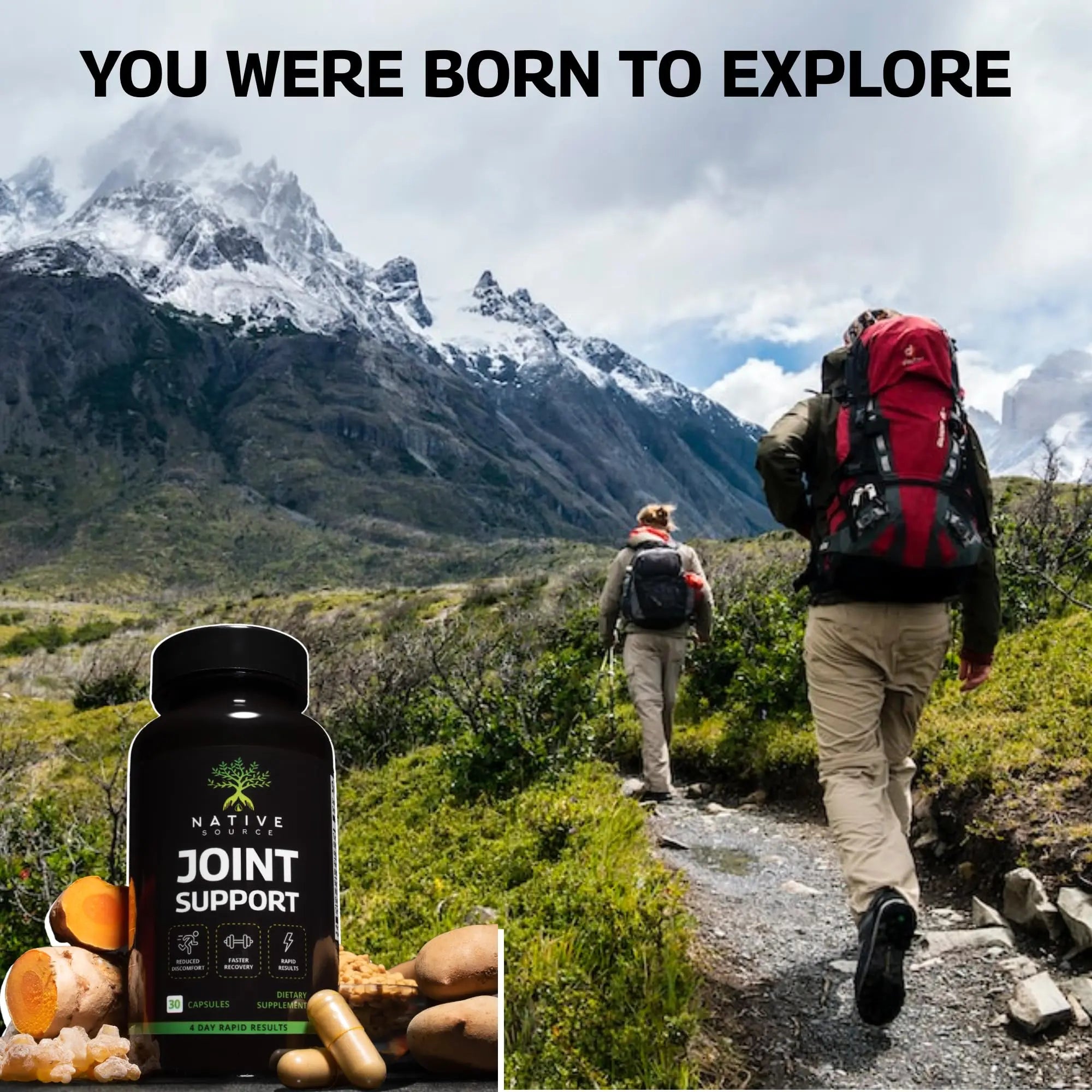 Native Source Joint Support Supplement - Turmeric - Tamarind - Boswellia - Fenugreek Native Source Au supplements