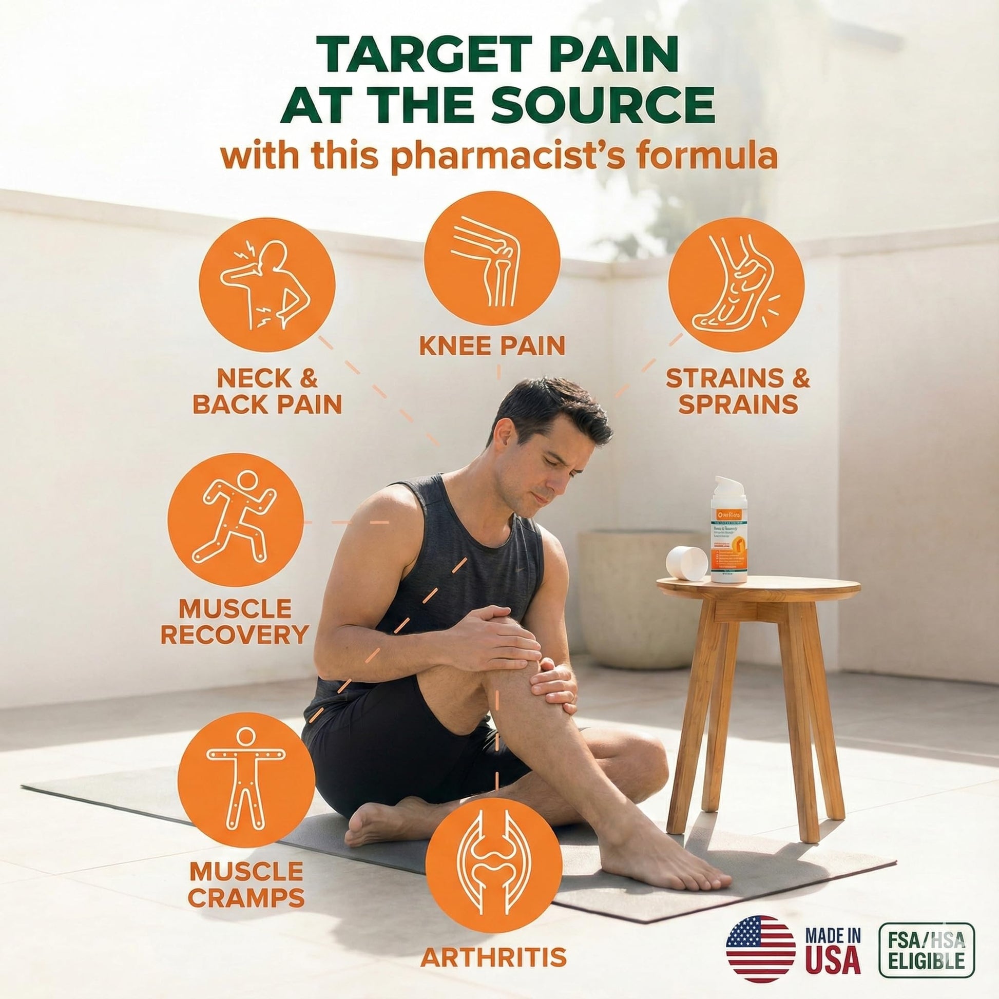 FLEXIGEN, Frankincense Pain Relief Cream Lotion– 3.2 oz Spray Pump – Natural Rub for Arthritis, Menthol Therapy Joint & Muscle Pain – Cooling Formula, Pleasant Scent – Topical OTC FLEXIGEN Au supplements