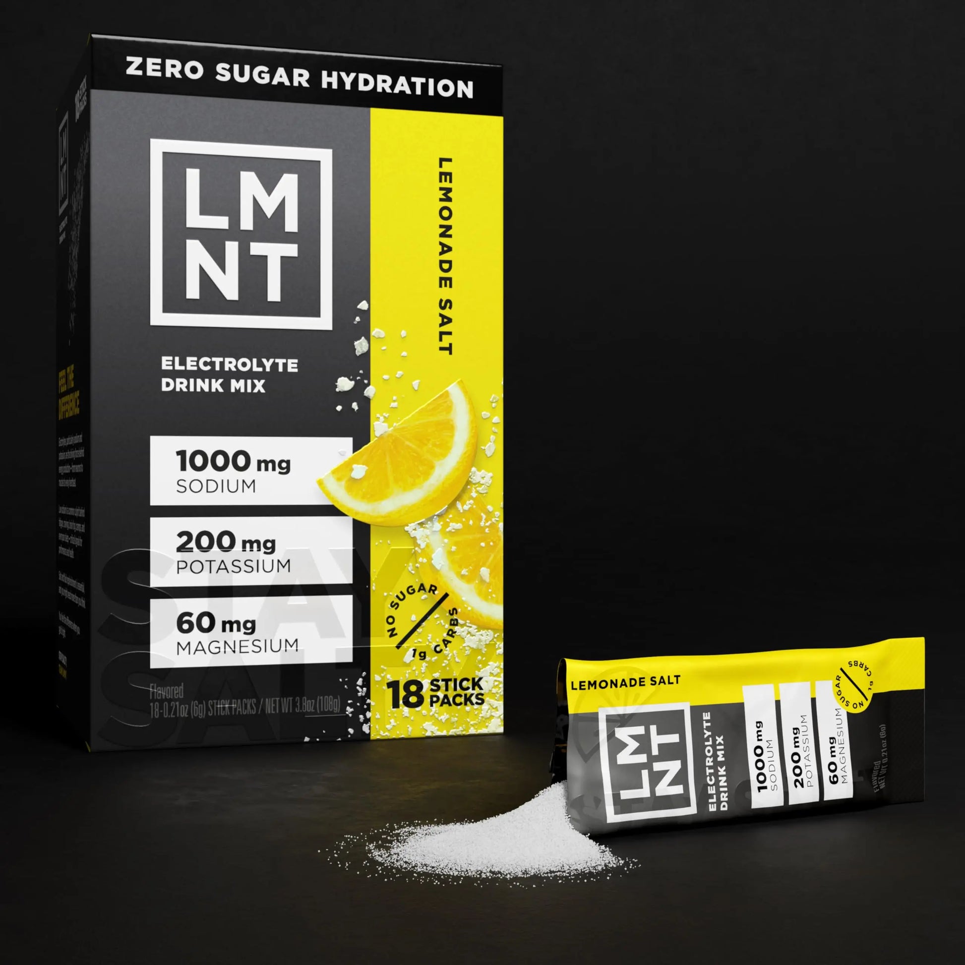 LMNT Zero Sugar Electrolytes - Lemonade | Drink Mix | 18-Count Drink LMNT Au supplements