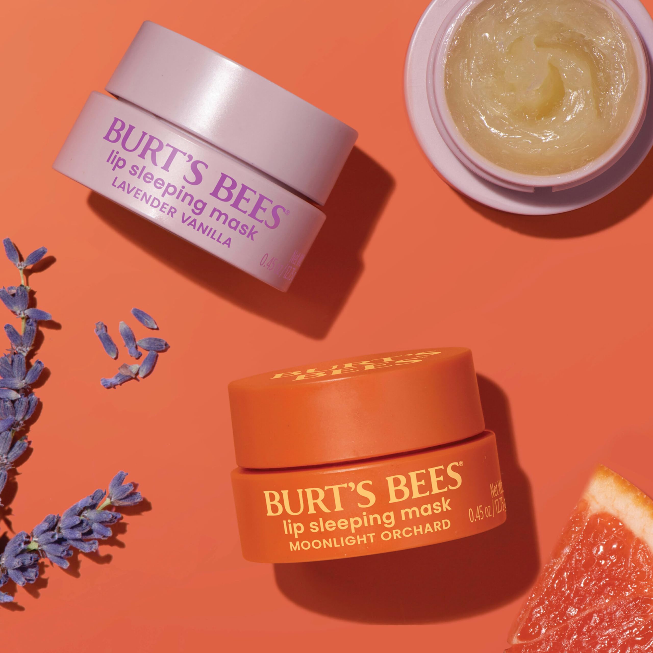 Burt’s Bees Lavender Vanilla Lip Sleeping Mask, With Hyaluronic Acid and Squalane Moisturizer To Instantly Hydrate Lips, Overnight Mask and Treatment, 0.45 oz. Burt's Bees Au supplements