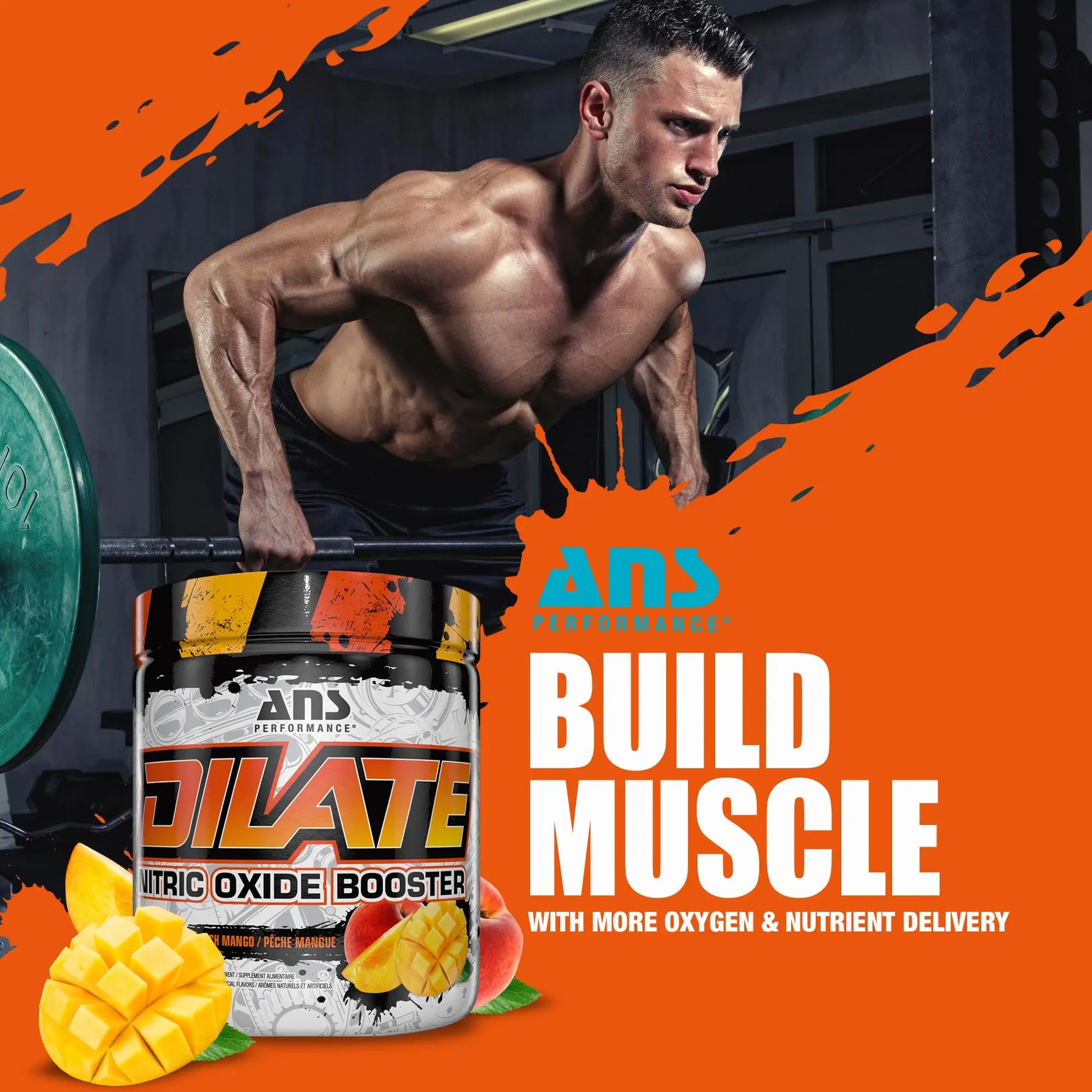 ANS Performance Dilate Pump PreWorkout Powder - Dietary Supplement - Maximizes ANS Performance Au supplements