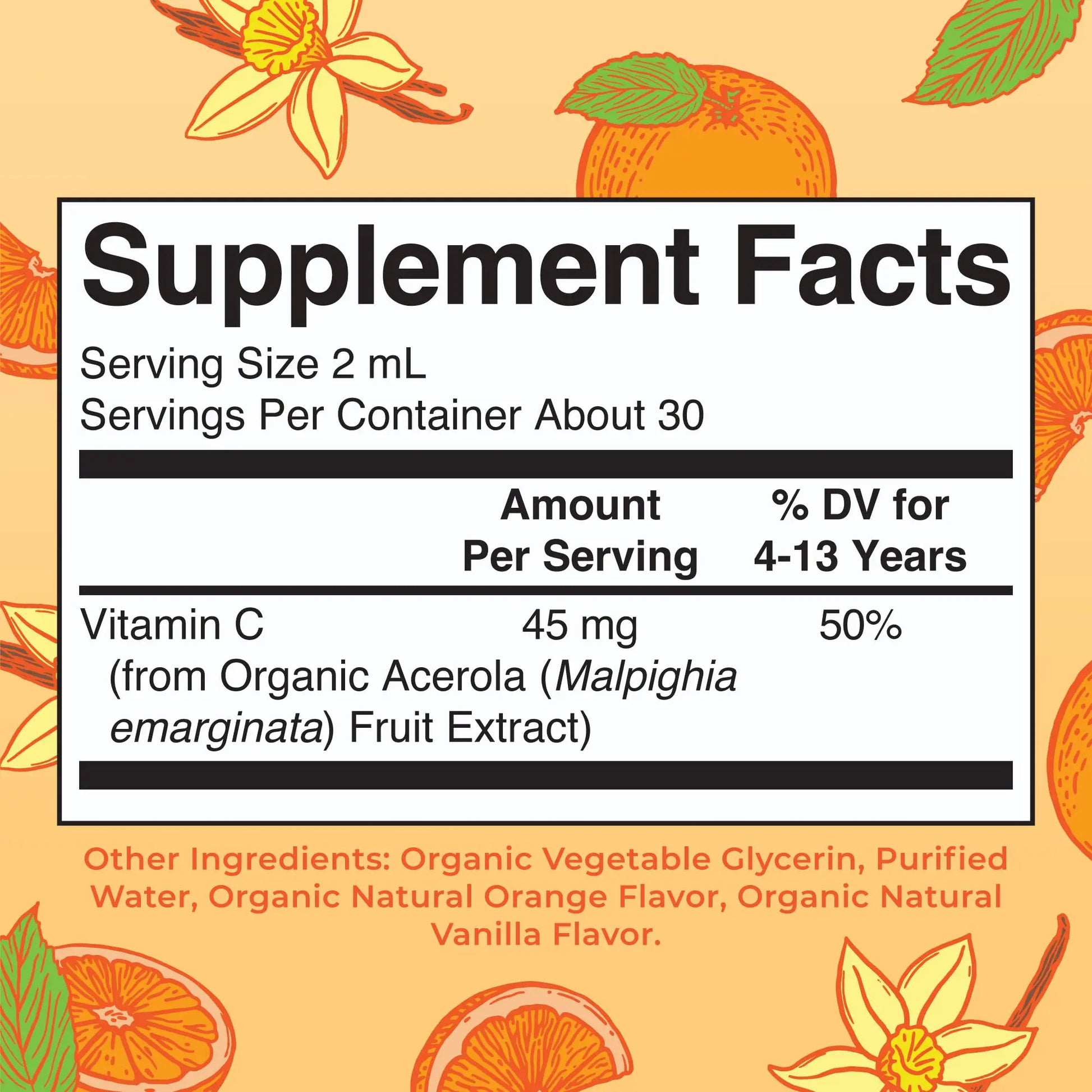 MaryRuth Organics USDA Kids Vitamin C Drops | Vegan Immune Support Supplement for Ages 4-13 | Immune Support & Overall Health | Vitamin C from Organic Acerola Fruit Extract | 2oz MARYRUTH'S Au supplements