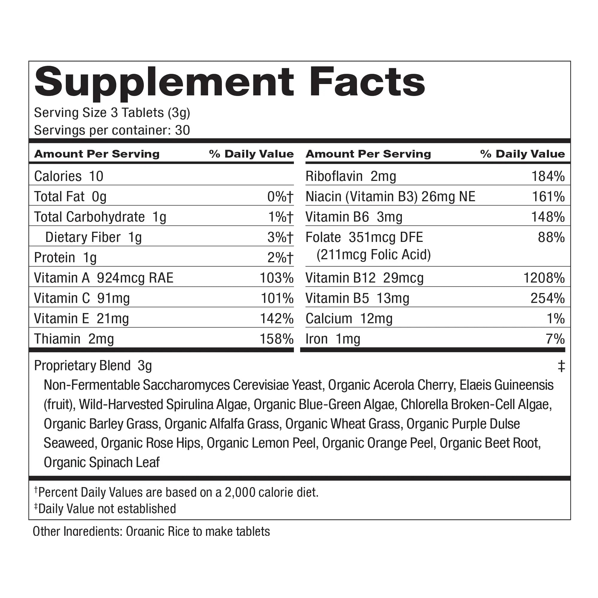Dr. Schulze's Superfood 100 | Vitamin & Mineral Herbal Concentrate | Dietary Supplement Dr. Schulze's Au supplements