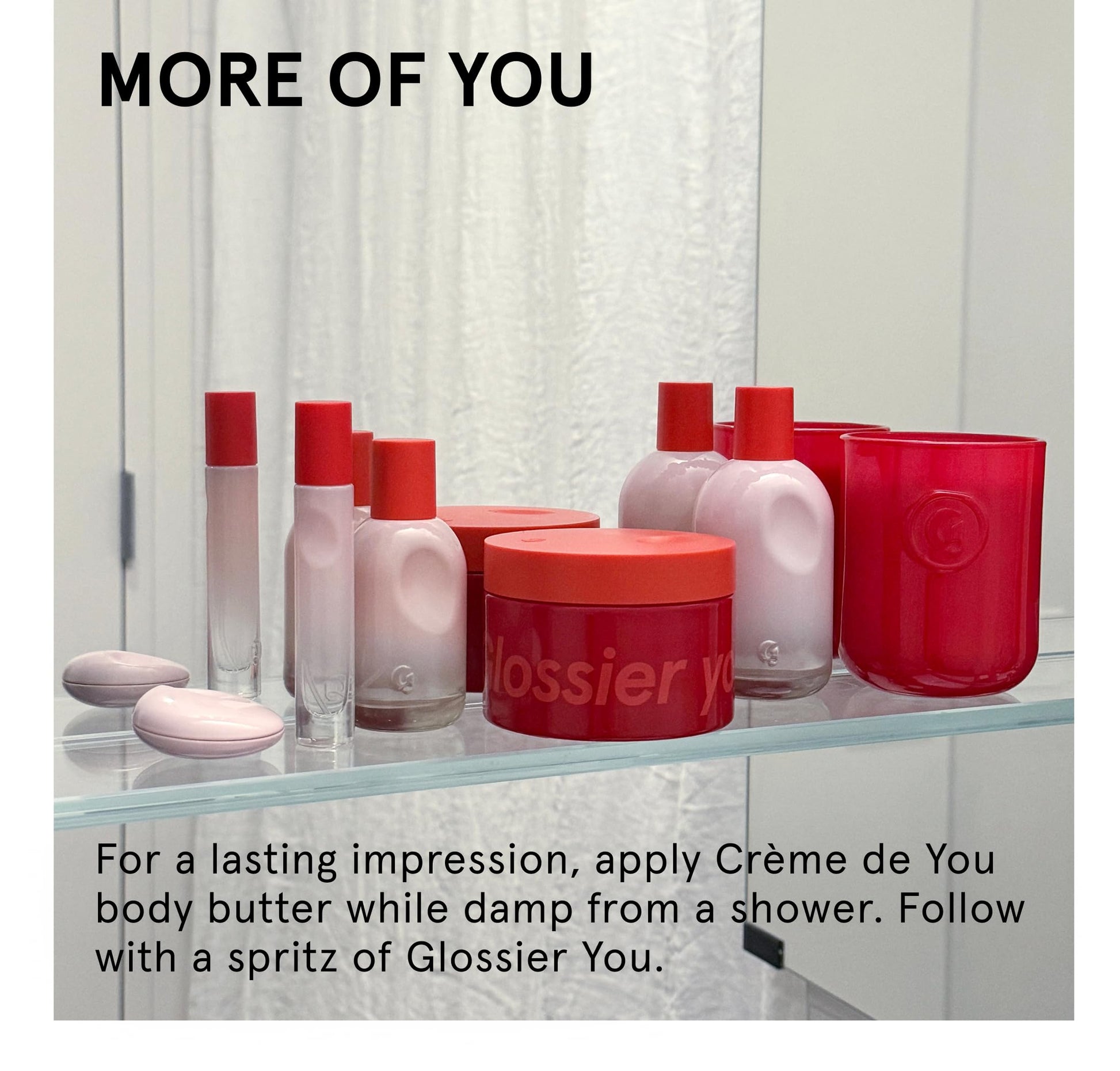 Glossier You Eau de Parfum - Unisex Fragrance for Men & Women, Skin-Scent Enhancer Smells Different on Everyone - Musky, Warm & Spicy Perfume with Pink Pepper, Iris & Ambrox Base Notes, 50ml Glossier Au supplements