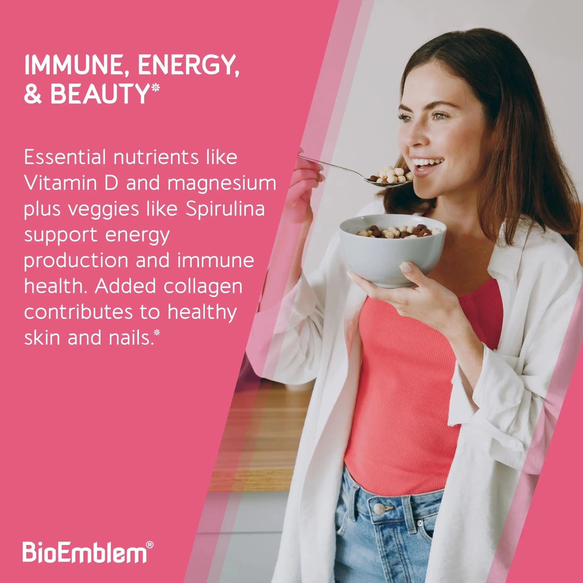 BioEmblem Women's Multivitamin - Complete Daily Multi for Immunity, Energy, Hair, Skin with Vitamin A, B12, B6, D3, Biotin BioEmblem Au supplements