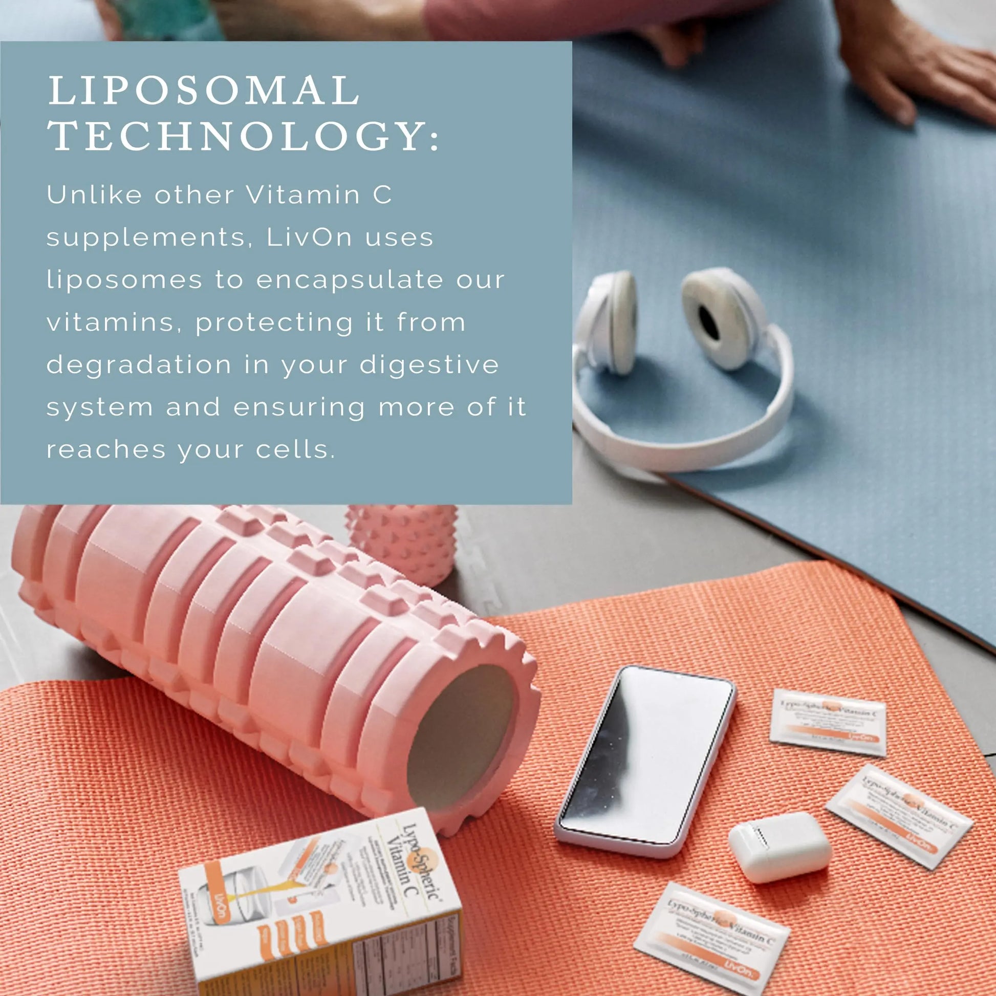 LivOn Laboratories Lypo–Spheric Vitamin C – 3 Cartons (90 Packets) – 1,000 mg Vitamin C & 1,000 mg Essential Phospholipids Per Packet – Liposome Encapsulated for Improved Absorption – 100% Non–GMO LivOn Laboratories Au supplements