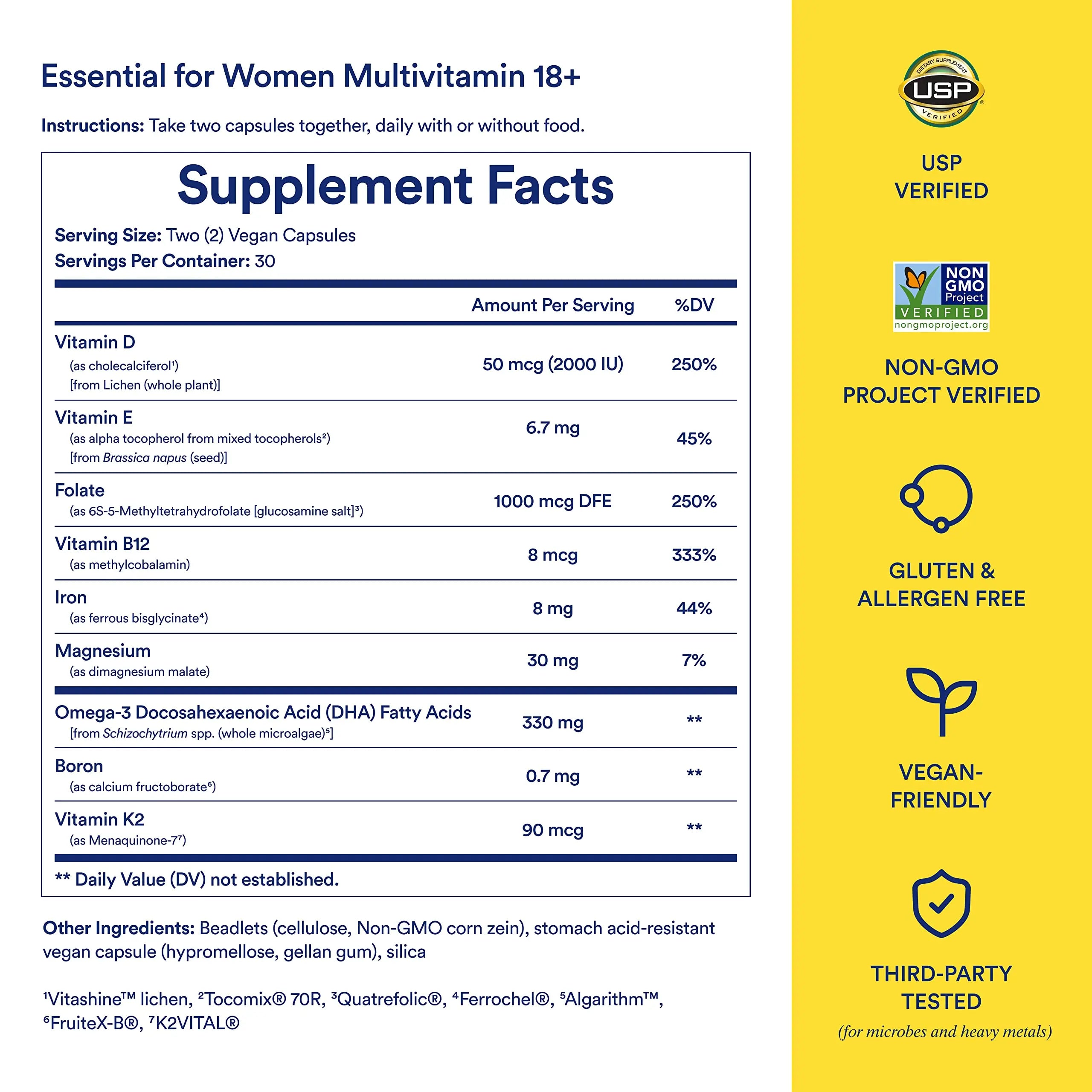 Ritual Multivitamin for Women 18+ & Daily Gut Health Support, 30 Days Supply Ritual Au supplements