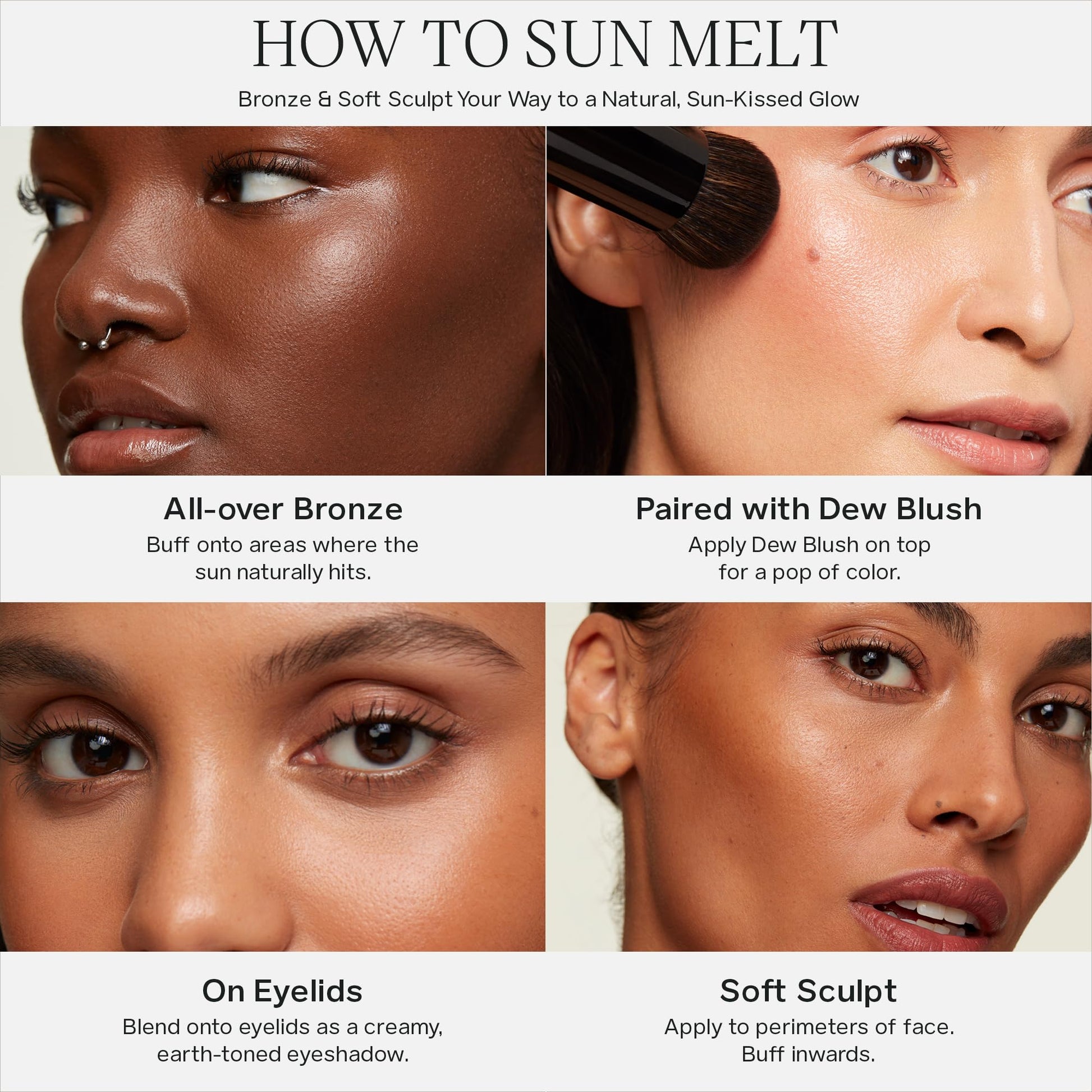 Saie Sun Melt Cream Bronzer - Buildable Balm Face Bronzer for Effortless Sculpting - Cream Contour Enriched with Vitamin C, Nourishing Skincare Ingredients & a Natural Finish - Tan Bronze (1 oz) Saie Au supplements