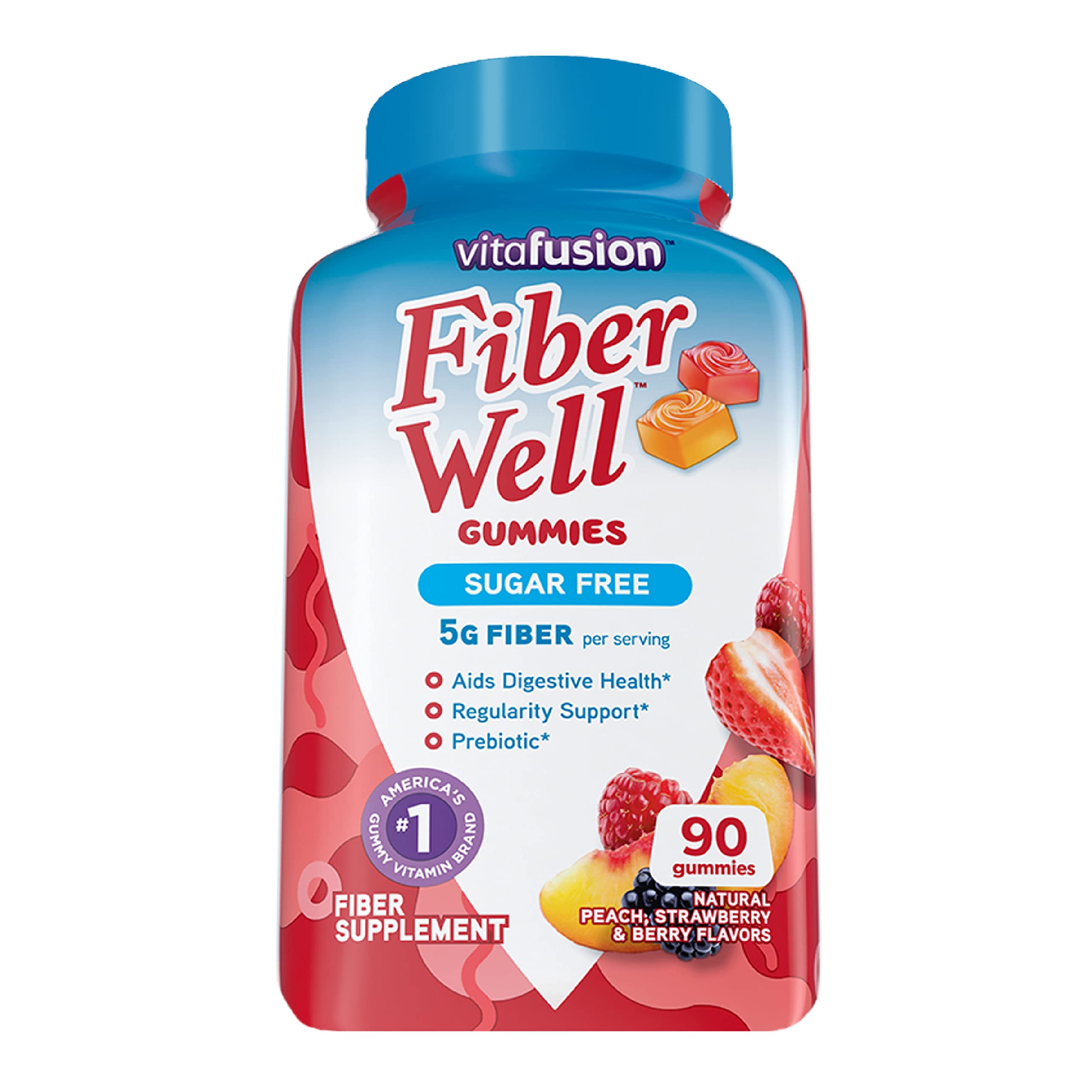 Vitafusion Fiber Well Sugar Free Fiber Supplement & Digestive Advantage Probiotic Vitafusion Au supplements