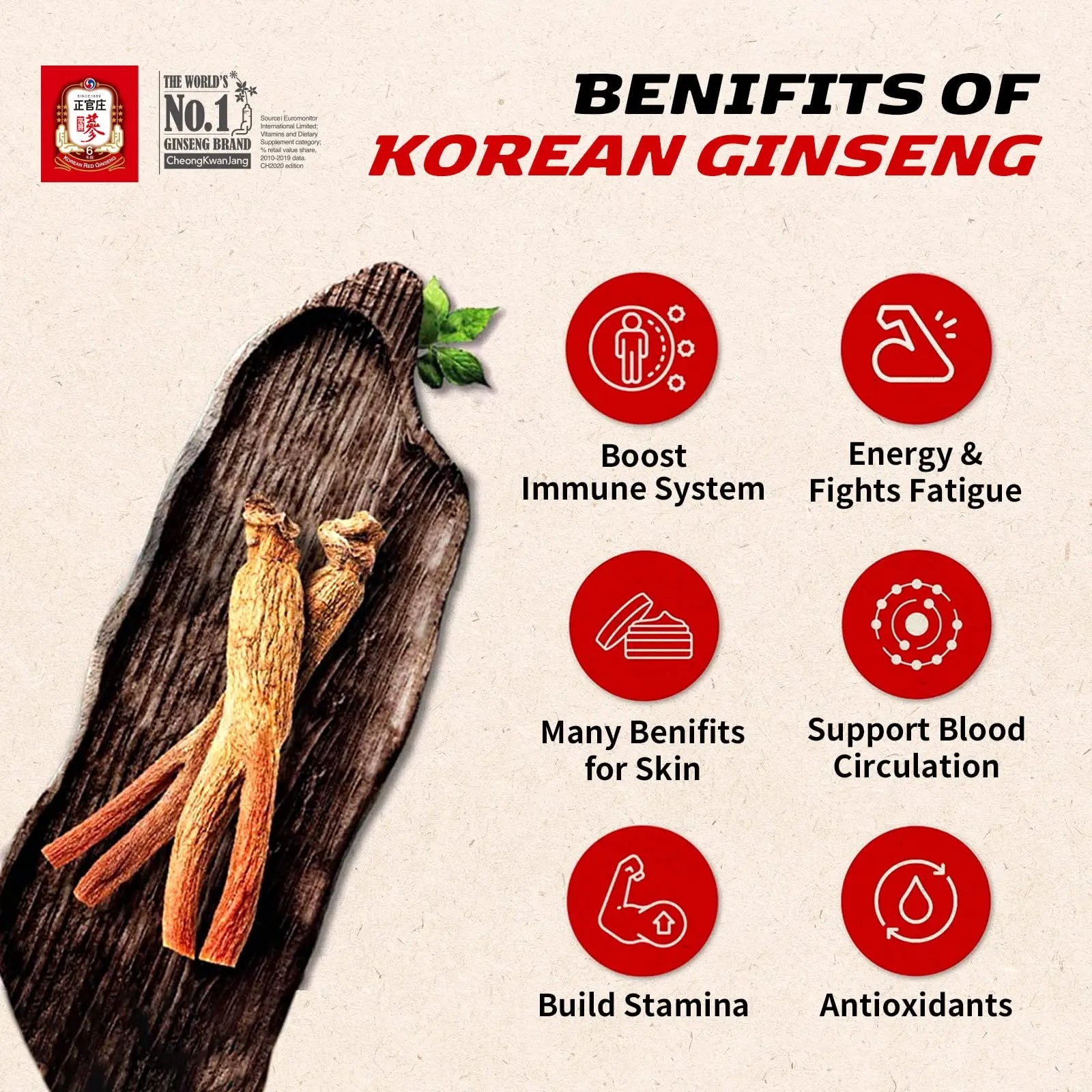 CheongKwanJang Ginseng Korean Red Ginseng Vital Tonic, Immune System Booster CheongKwanJang Au supplements