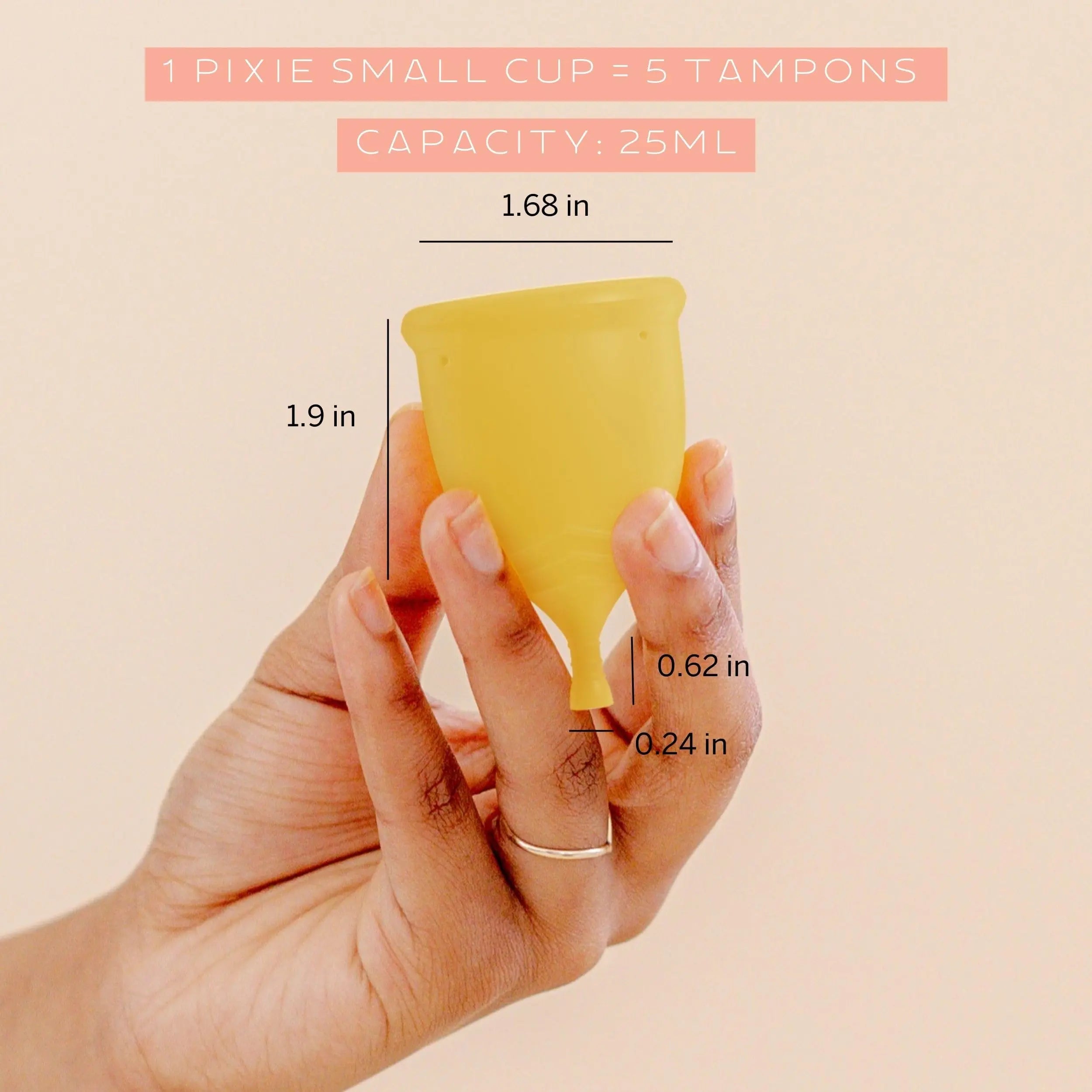 Pixie Menstrual Cup Steamer Sterilizer with A Small Period Cup - Ranked 1 for Most Comfortable Reusable Pixie Cup Au supplements