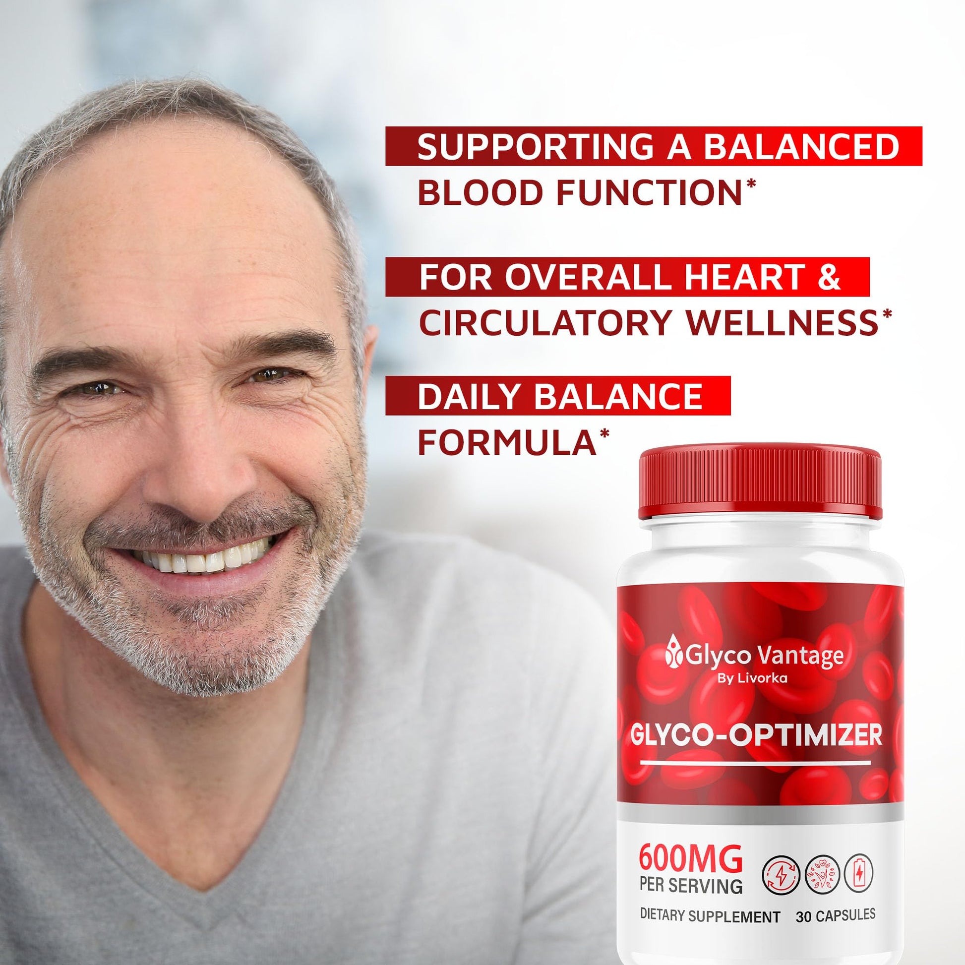 (3 Pack) Glyco Vantage Glyco Optimizer, Glyco Vantage, Glyco Vantage Capsules, Glyco Vantage Joint Optimizer, GlycoVantage Glyco Optimizer Pills, Glyco Vantage Support, 90 Capsules For 3 Months LIVORKA Au supplements