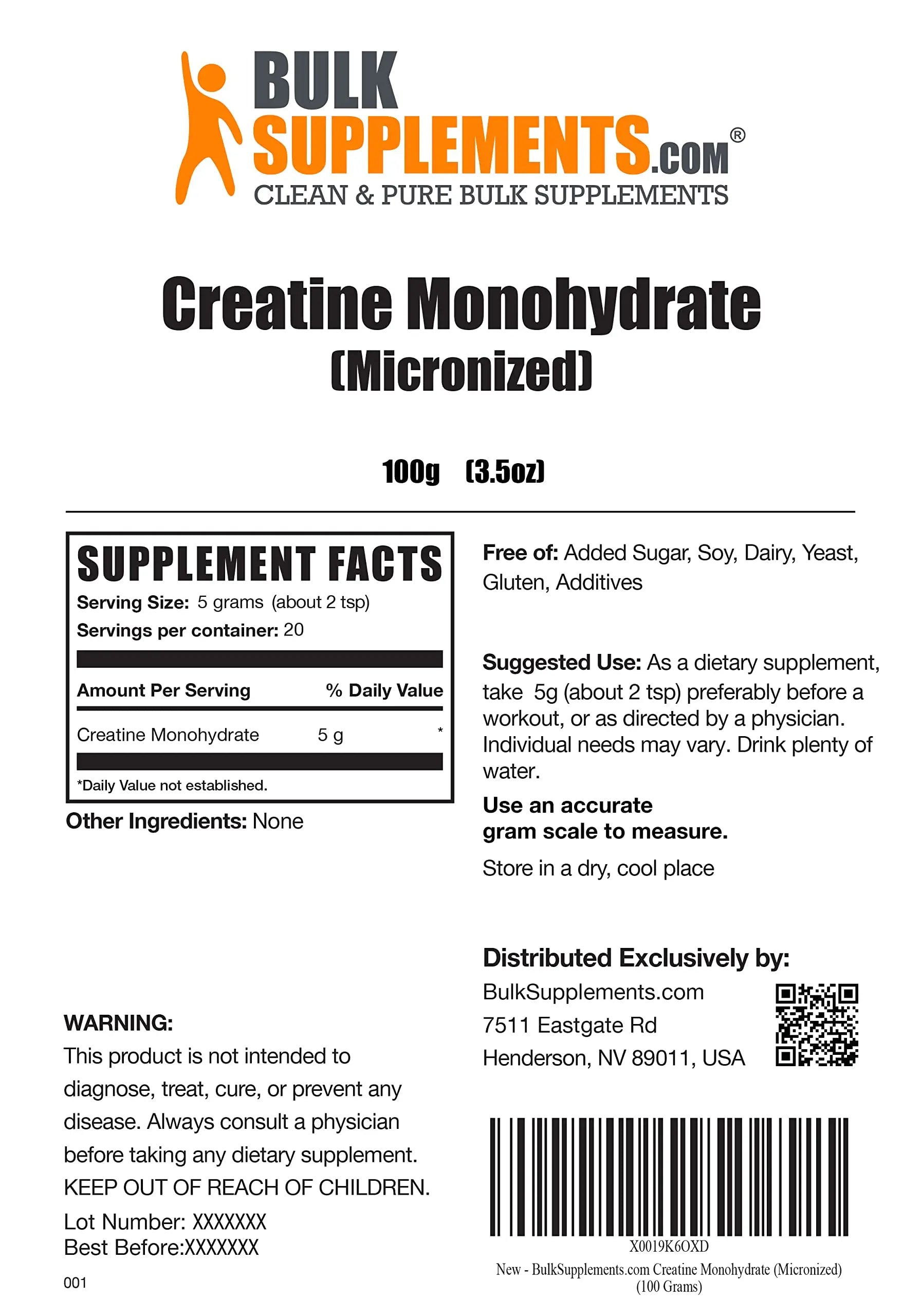 BULKSUPPLEMENTS.COM Creatine Monohydrate Powder - Micronized Creatine BULKSUPPLEMENTS.COM Au supplements