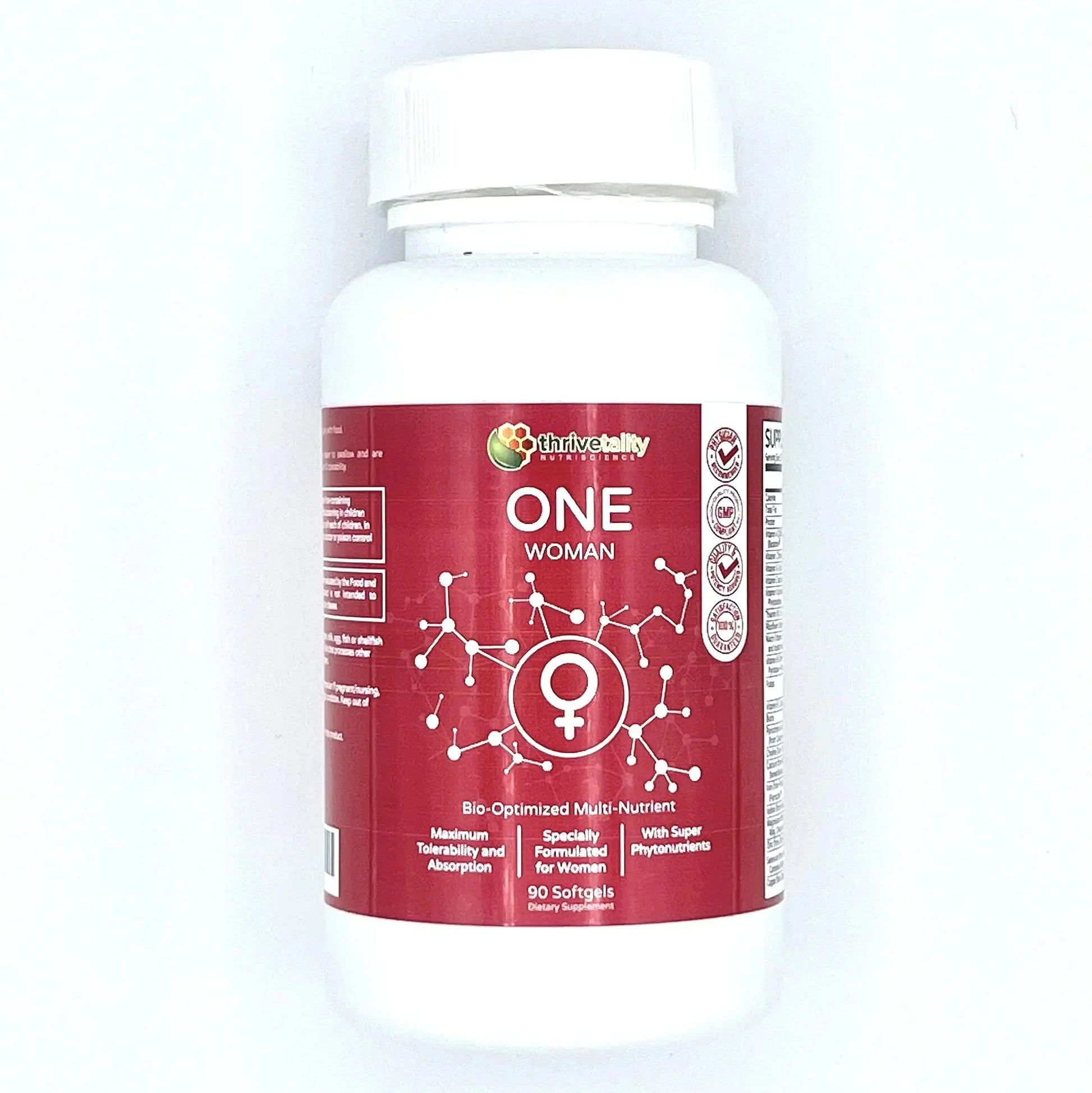 ONE Woman Bio-Optimized Multi-Nutrient by Thrivetality | Women's Multivitamin | #1 Physician Formulated | Science Based | Clinically Proven | Thrivetality Nutriscience Au supplements