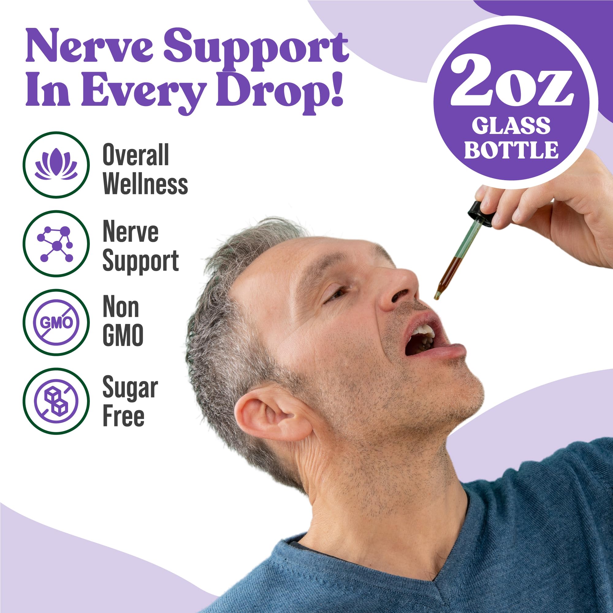 Nervestra - Nerve Health, with Alpha Lipoic Acid, to Bolster Nerve Health and Support Healthy Nerve Function - Alpha Lipoic Acid, Vitamin B6, White Willow Bark Turmeric Passionflower & More! Rejuvica Health Au supplements