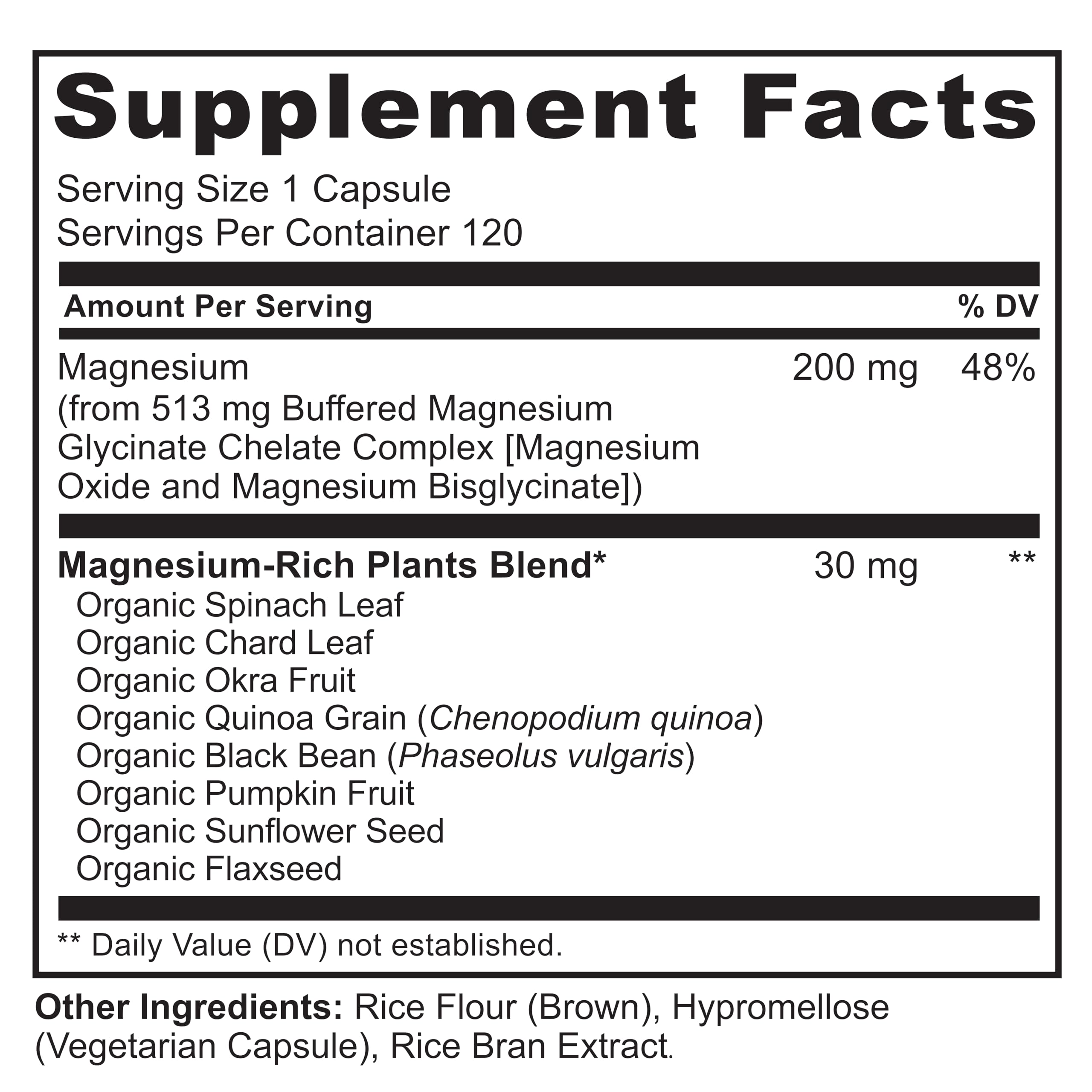 NATURELO Magnesium Glycinate Chelate Complex - 200 mg Magnesium with Organic Vegetables to Support Sleep, Calm, Muscle Cramp & Stress Relief - Gluten Free, Non GMO - 120 Capsules NATURELO Au supplements