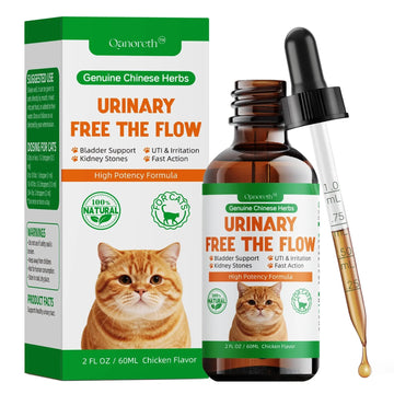 Cat Bladder Remedy for Stones & Crystals, Kidney StonesDissolver forCat- Urinary Free The Flow - Cat Urinary Tract Infection Treatment for Stones, Herbal CatUTI Remedy for Stone Relief & Prevention Qanoreth Au supplements
