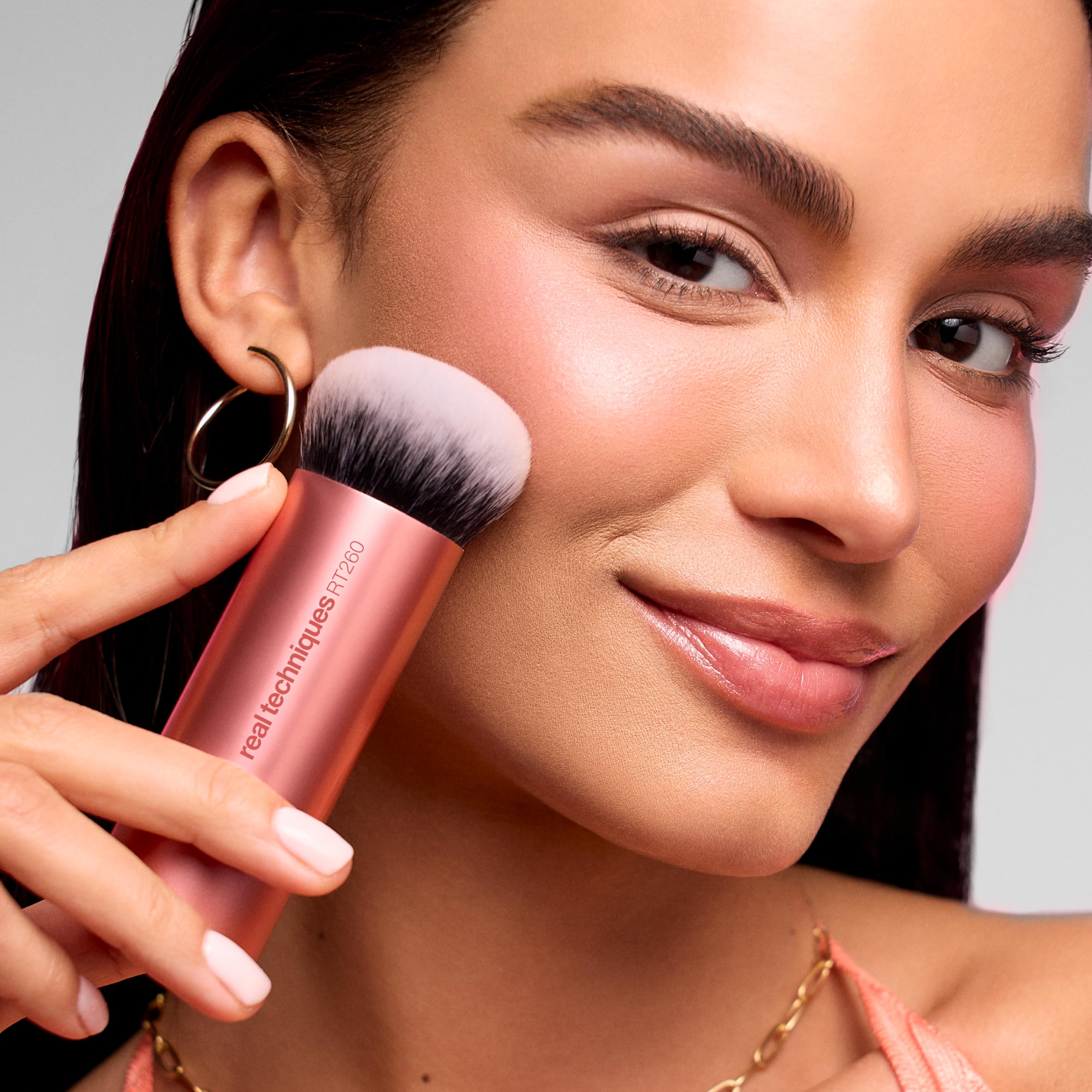 Real Techniques Bubble Blending Makeup Brush, Multipurpose Foundation Brush For Liquid, Cream, & Powder Products, Unique Round Brush Head, Synthetic Bristles, Vegan & Cruelty Free, 1 Count Real Techniques Au supplements