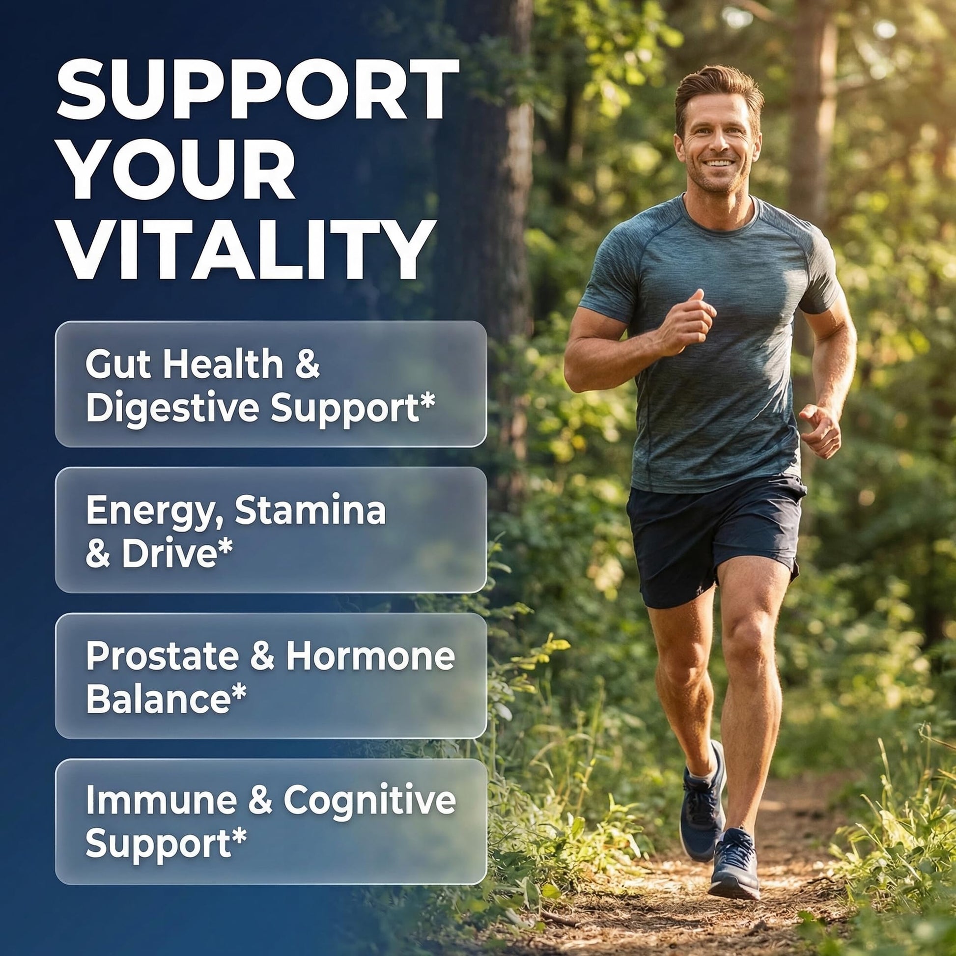 Clean Nutra Probiotics for Men | Tongkat Ali, Saw Palmetto, Tribulus, Ginseng, Ashwagandha, Maca, Pumpkin, Gingko Biloba, Pine Bark, Fenugreek, Shilajit, Zinc - Mens Probiotic 60 Capsules Clean Nutraceuticals Au supplements