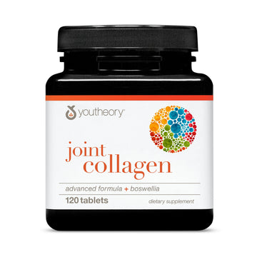 Youtheory Joint Collagen Advanced - Contains Undenatured Type II Collagen & Herbal Ingredients - Contains Bovine Source - Shellfish Free - 120 Tablets (60-Day Supply) Youtheory Au supplements