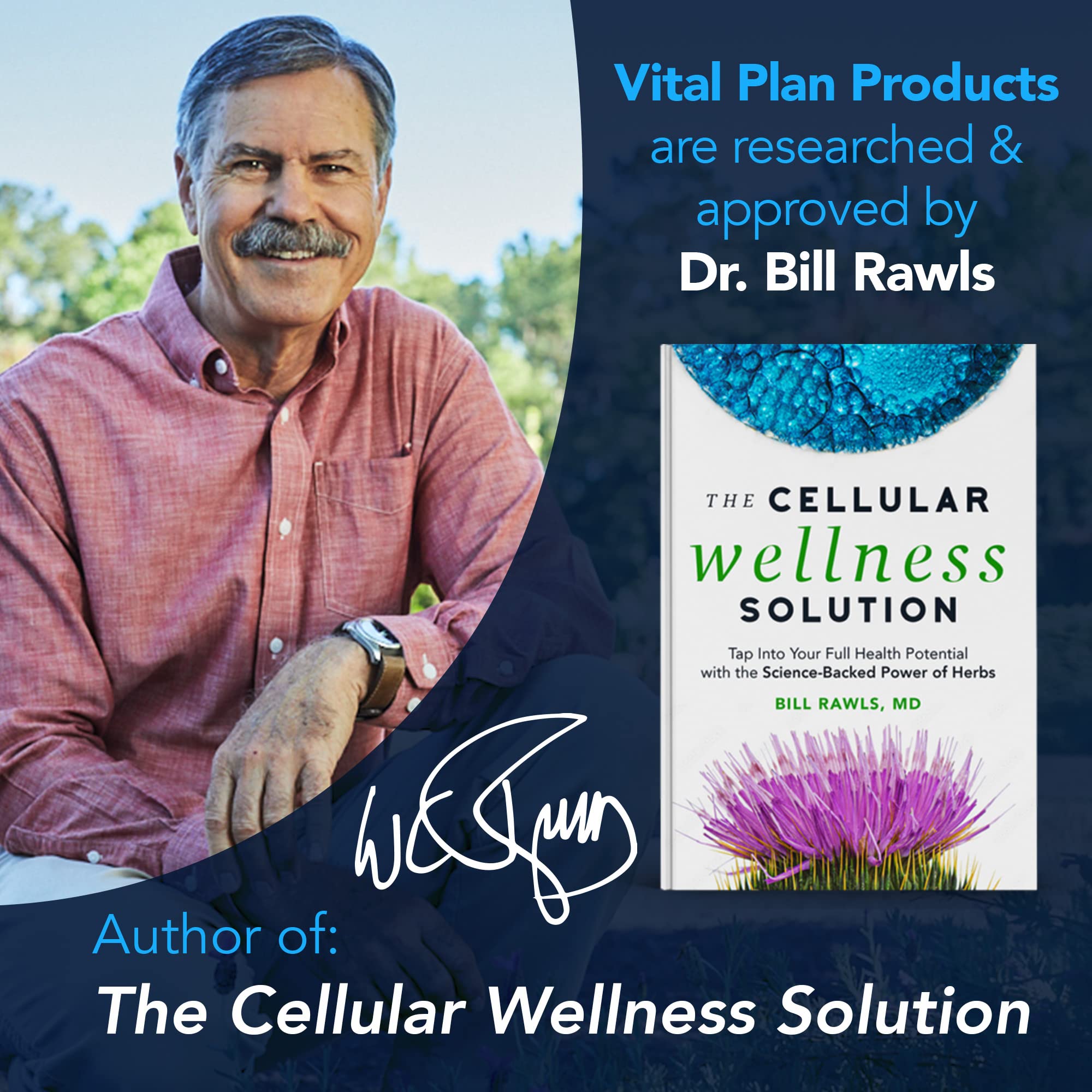 Vital Plan Gut Balance Supplement by Dr. Bill Rawls - Advanced Digestive Health Support Formula w/Clinical-Grade Slippery Elm Bark, Berberine & Dandelion Extract for Women & Men (180 Capsules) Vital Plan Au supplements