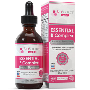BioSource Labs Essential B Complex - Daily Vegan Vitamin B-Complex Sublingual Liquid BioSource Labs Au supplements
