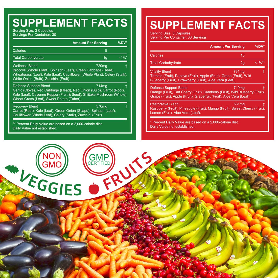 Ruduwu Fruit Capsules - 100% Whole Natural Fruits Supplements - Vitamins Supplement Dietary Nutritional Balance,Whole Food Supplement Ingredients Blended Vitamin & Mineral Ruduwu Au supplements