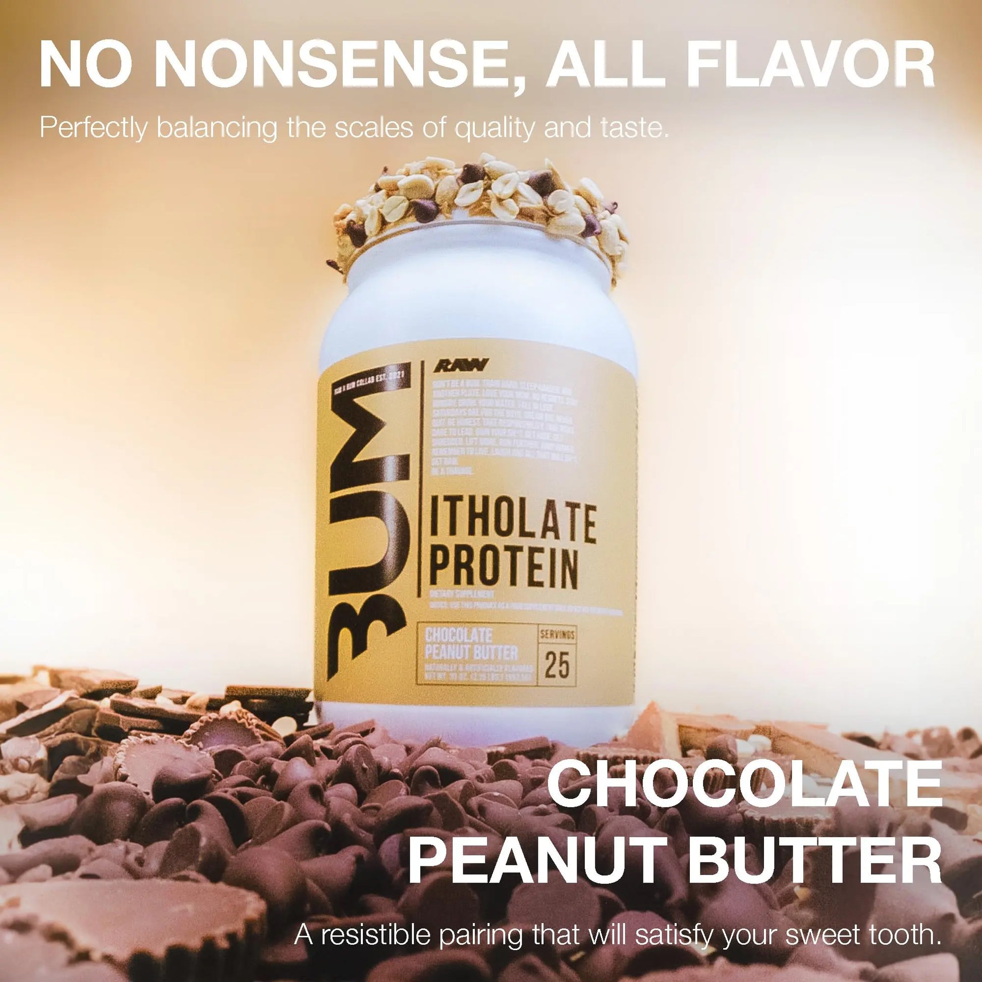 RAW Whey Isolate Protein Powder, Chocolate Peanut Butter (CBUM Itholate) - 100% Grass RAW Au supplements