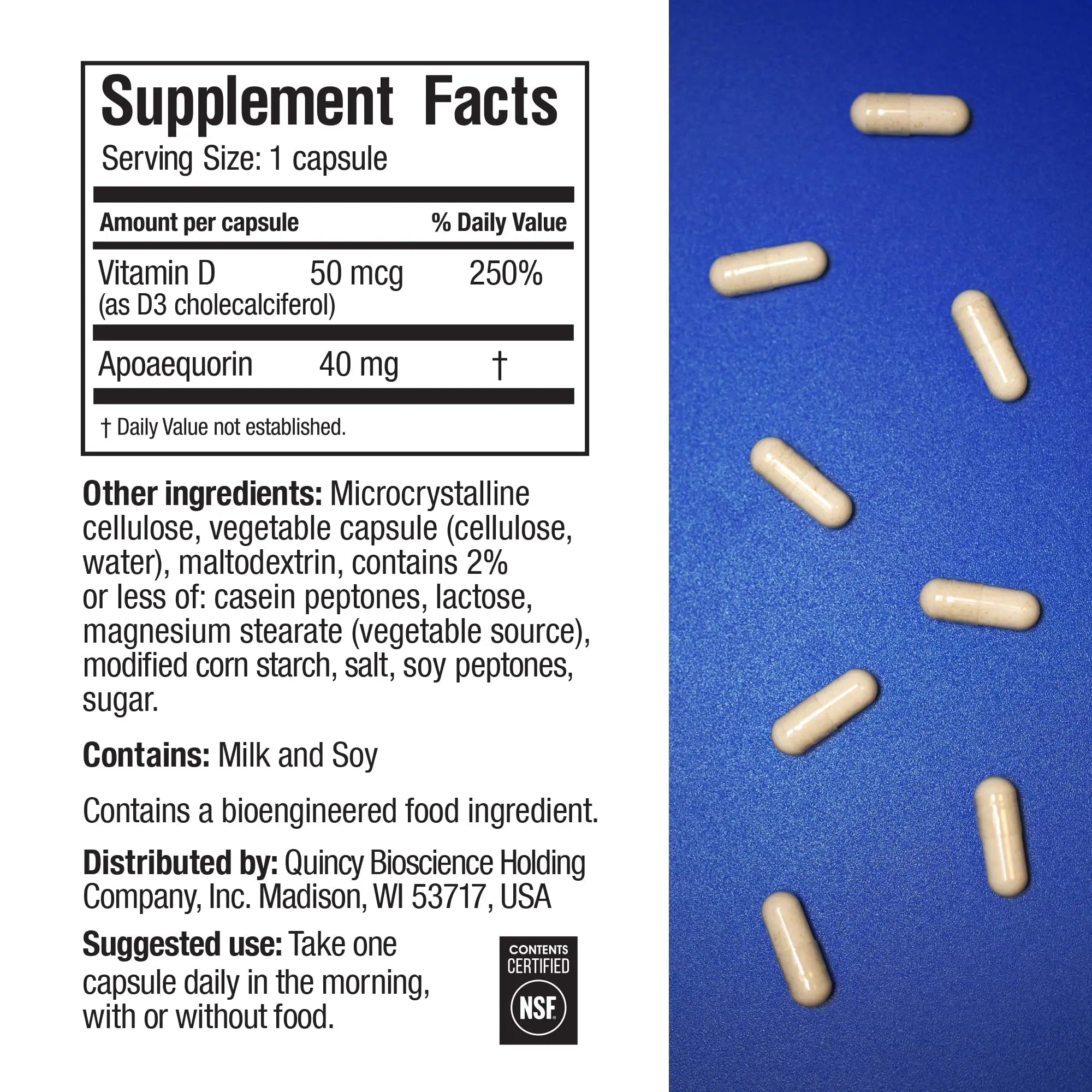 Prevagen Improves Memory - Professional Formula 40mg, 30 Capsules |1 Pack| with Apoae Prevagen Au supplements