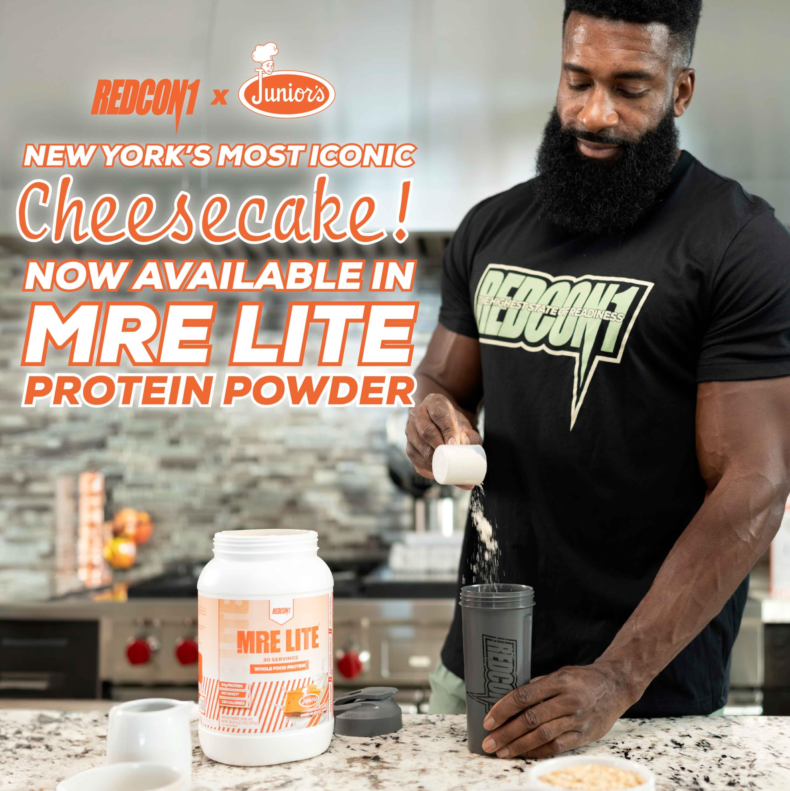 REDCON1 MRE Lite Whole Food Protein Powder, Juniors, Pumpkin Cheesecake - Low Carb REDCON1 Au supplements