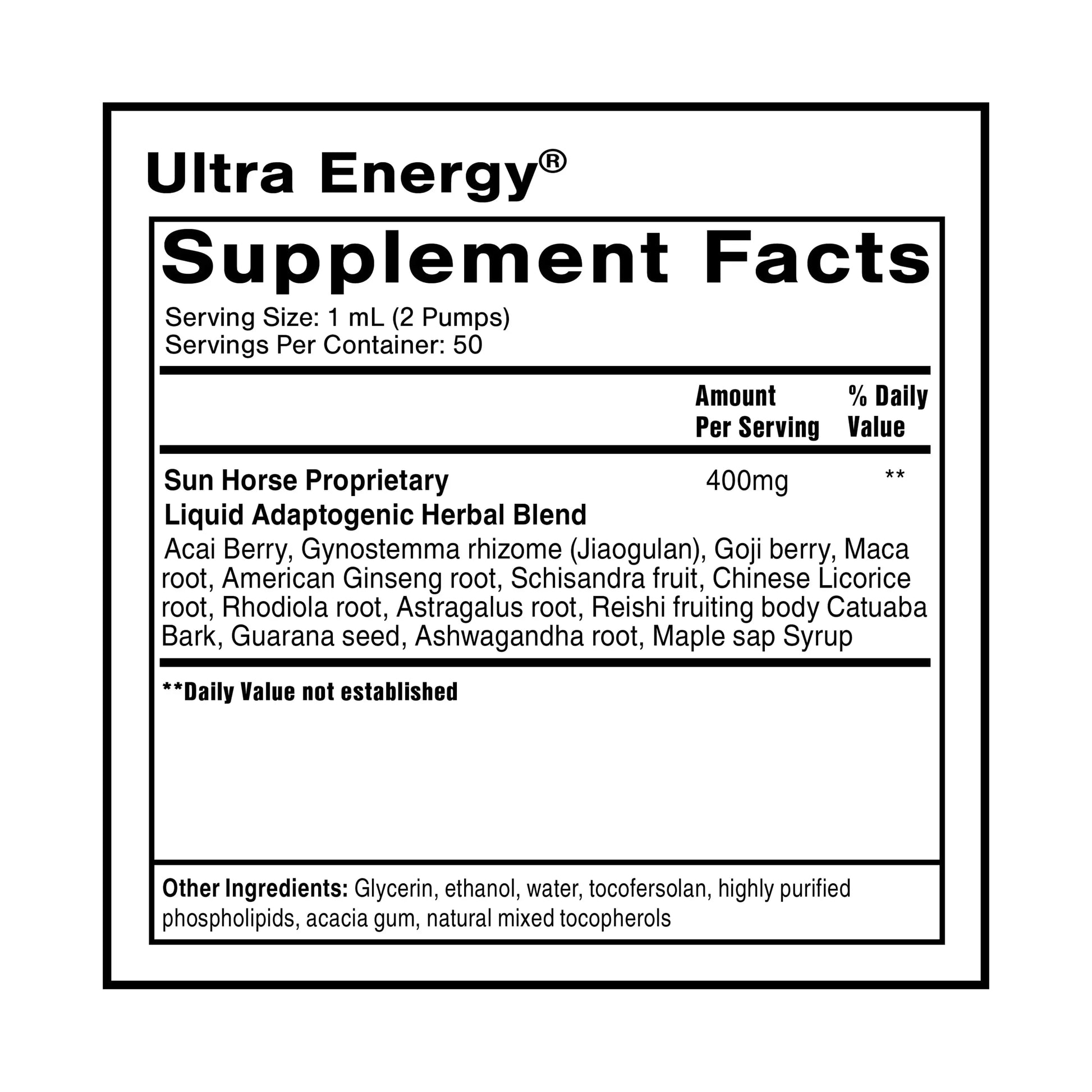 Quicksilver Scientific Dr. Shade's Ultra Energy - Liposomal Adaptogenic Adrenal, Cognitive Support Supplement with Rhodiola, Reishi, Ashwagandha for Women + Men (1.7 fl oz / 50ml) Quicksilver Scientific Au supplements