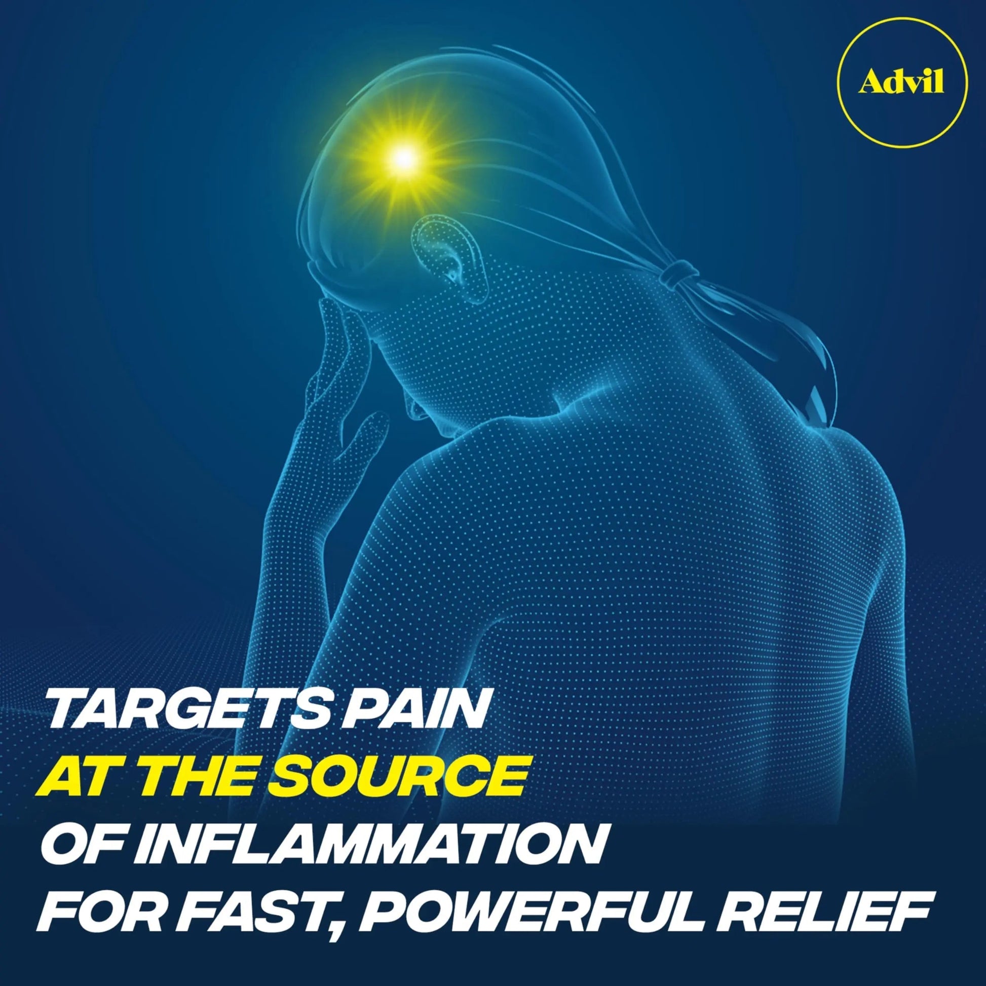 Advil Pain Reliever and Fever Reducer, Pain Relief Medicine with Ibuprofen 200mg for Headache, Backache, Menstrual Pain and Joint Pain Relief - 100 Coated Tablets Advil Au supplements