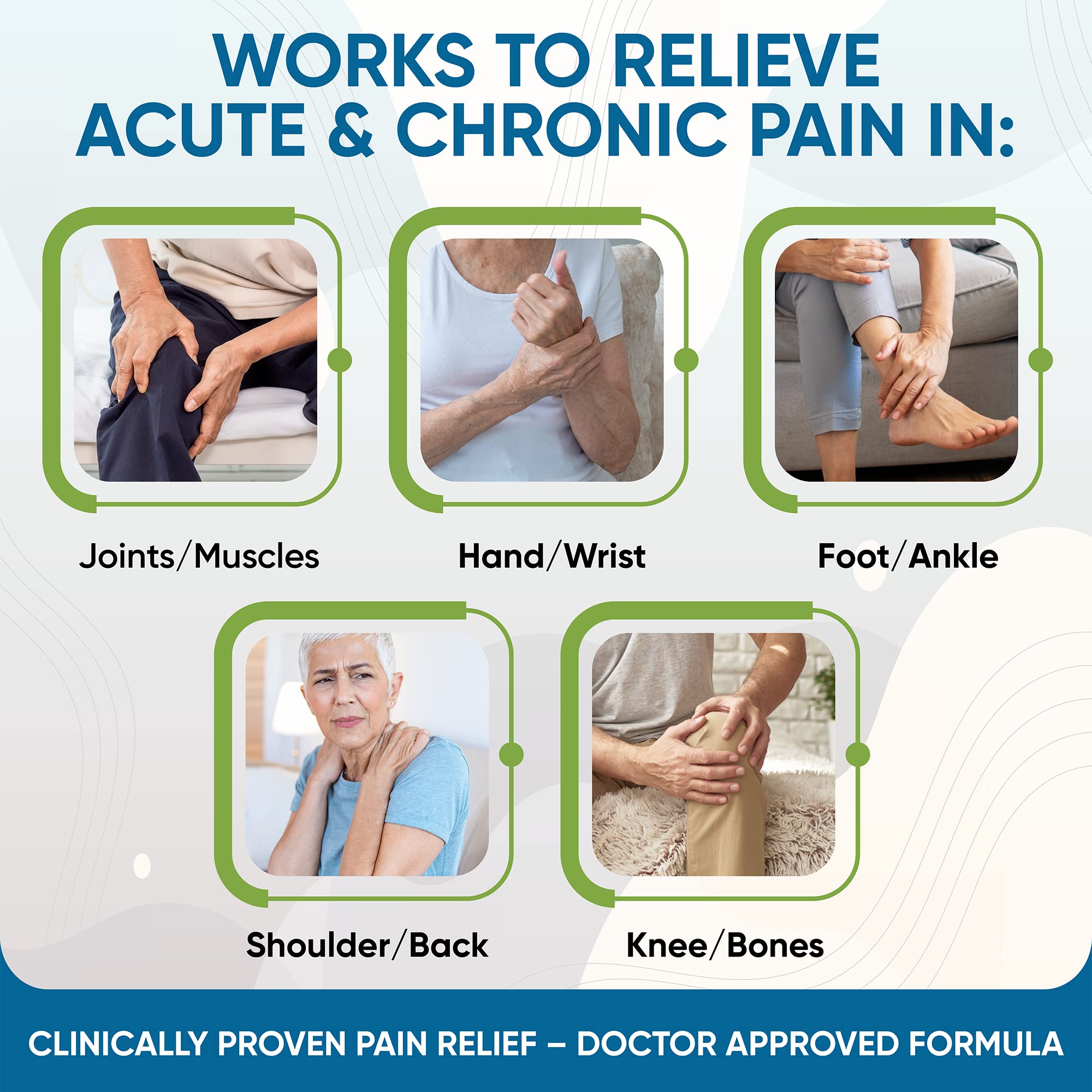 ACTIVE AGAIN Joint & Muscle Cream, 4oz | Clinically Proven for Joint Health and Mobility, Muscle, Back, Knee, Shoulder | Long Term Results| Doctor Approved | Made in USA ACTIVE AGAIN Au supplements