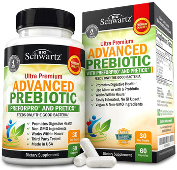 Prebiotics for Advanced Gut Health - Immune System Support & Dietary Fiber BioSchwartz Au supplements