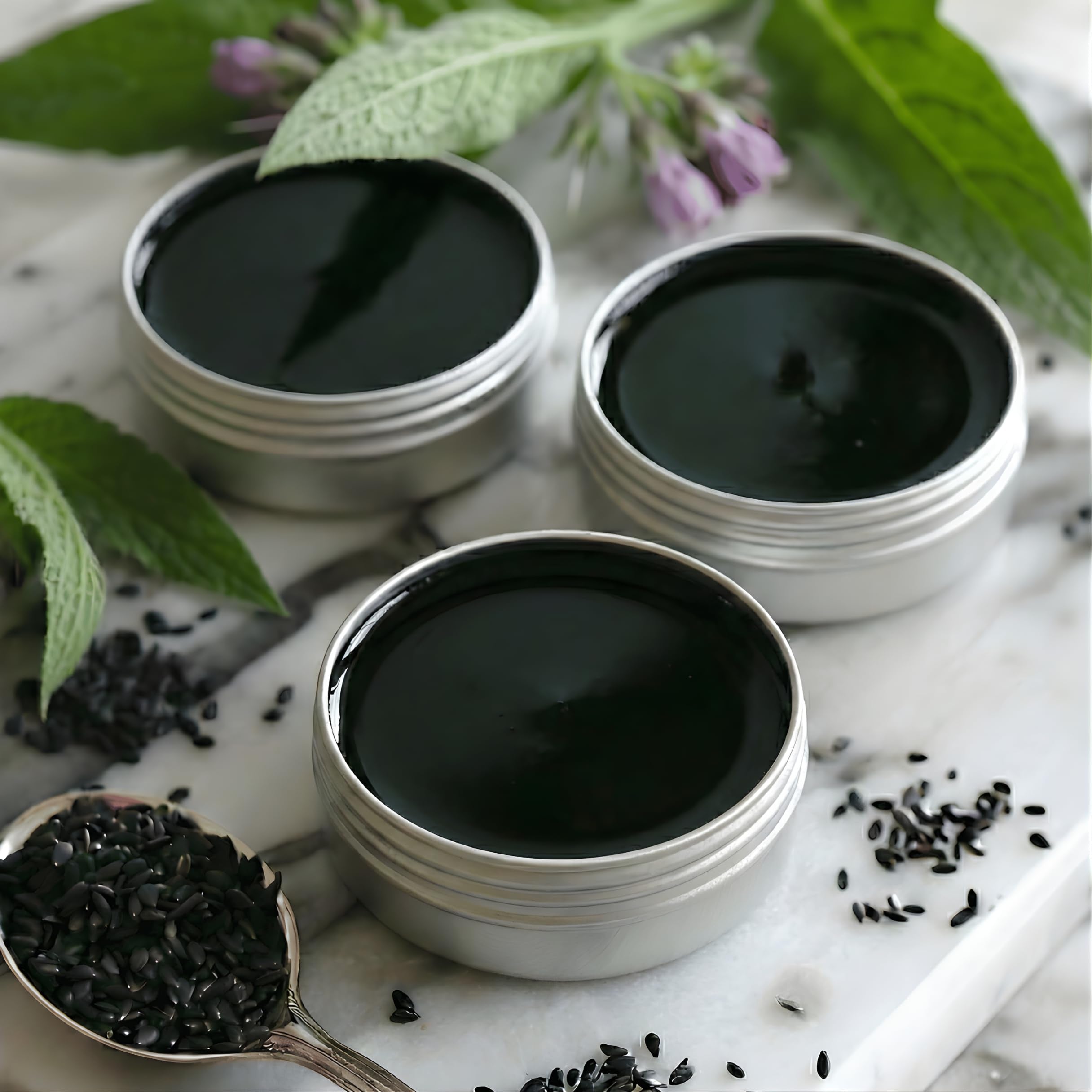 Wild Castle DNA Organics Black Seed Oil Comfrey Salve 2.3 oz – Organic Herbal Salve for Joint and Muscles & Tattoo Care. Balm for Soothing Relief. Handcrafted, Slow-Infused, No Chemical Fillers Wild Castle Au supplements