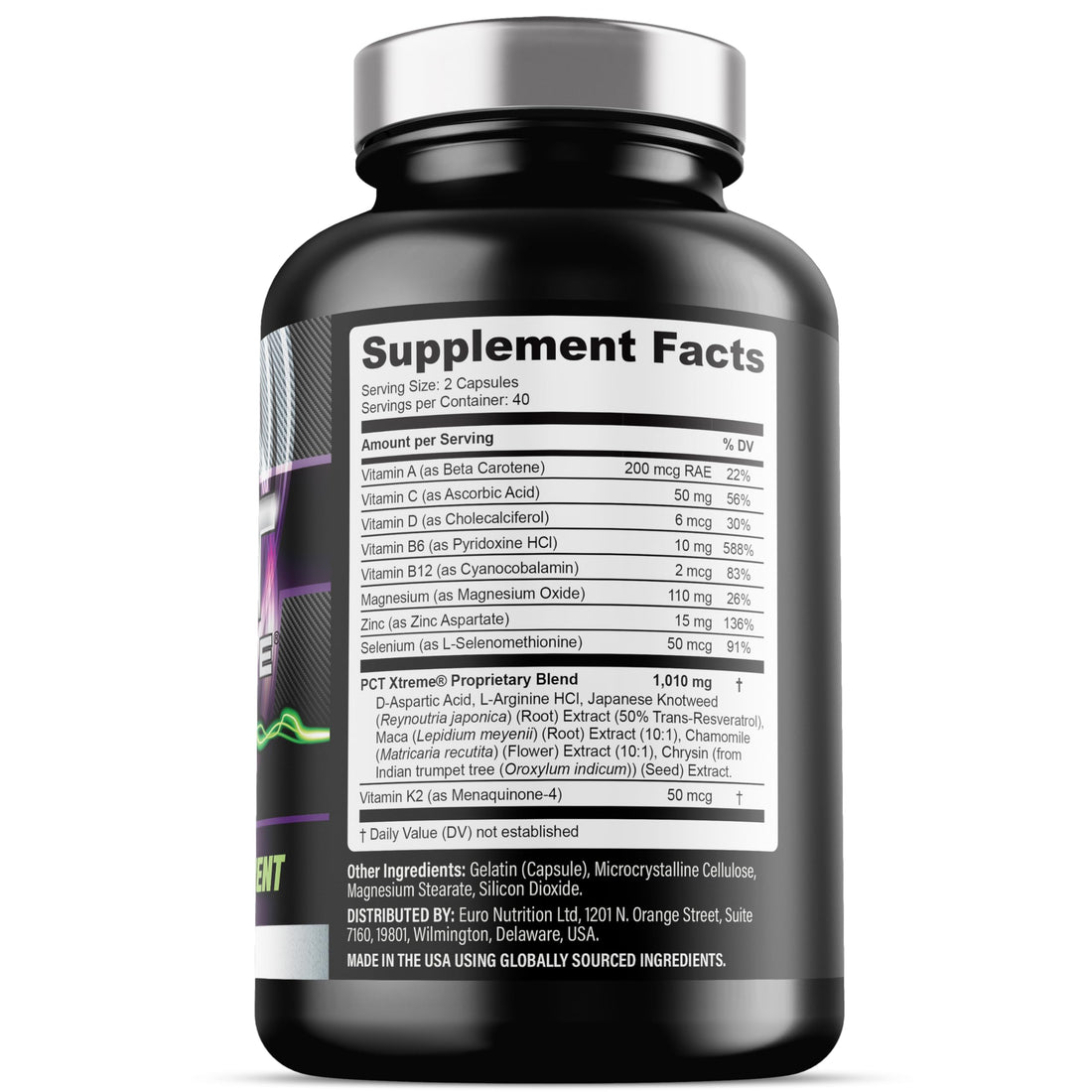 Iron Labs Nutrition PCT Xtreme - PCT Supplement for Men - 30 Day Course - Post Cycle Support Booster (80 Capsules) Iron Labs Nutrition Au supplements