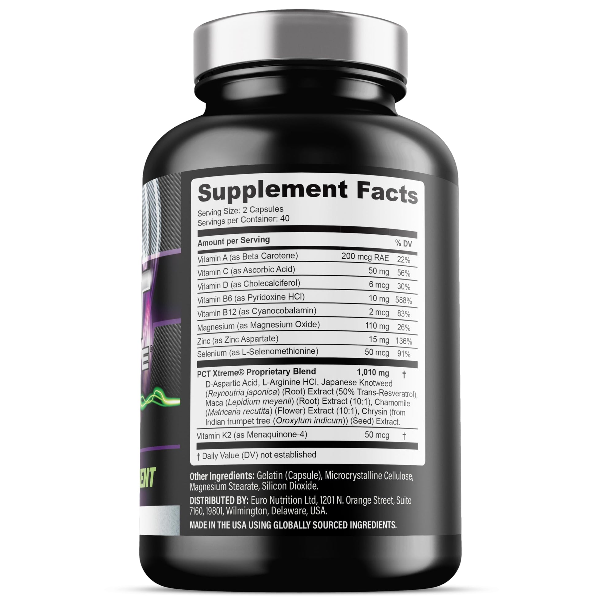 Iron Labs Nutrition PCT Xtreme - PCT Supplement for Men - 30 Day Course - Post Cycle Support Booster (80 Capsules) Iron Labs Nutrition Au supplements