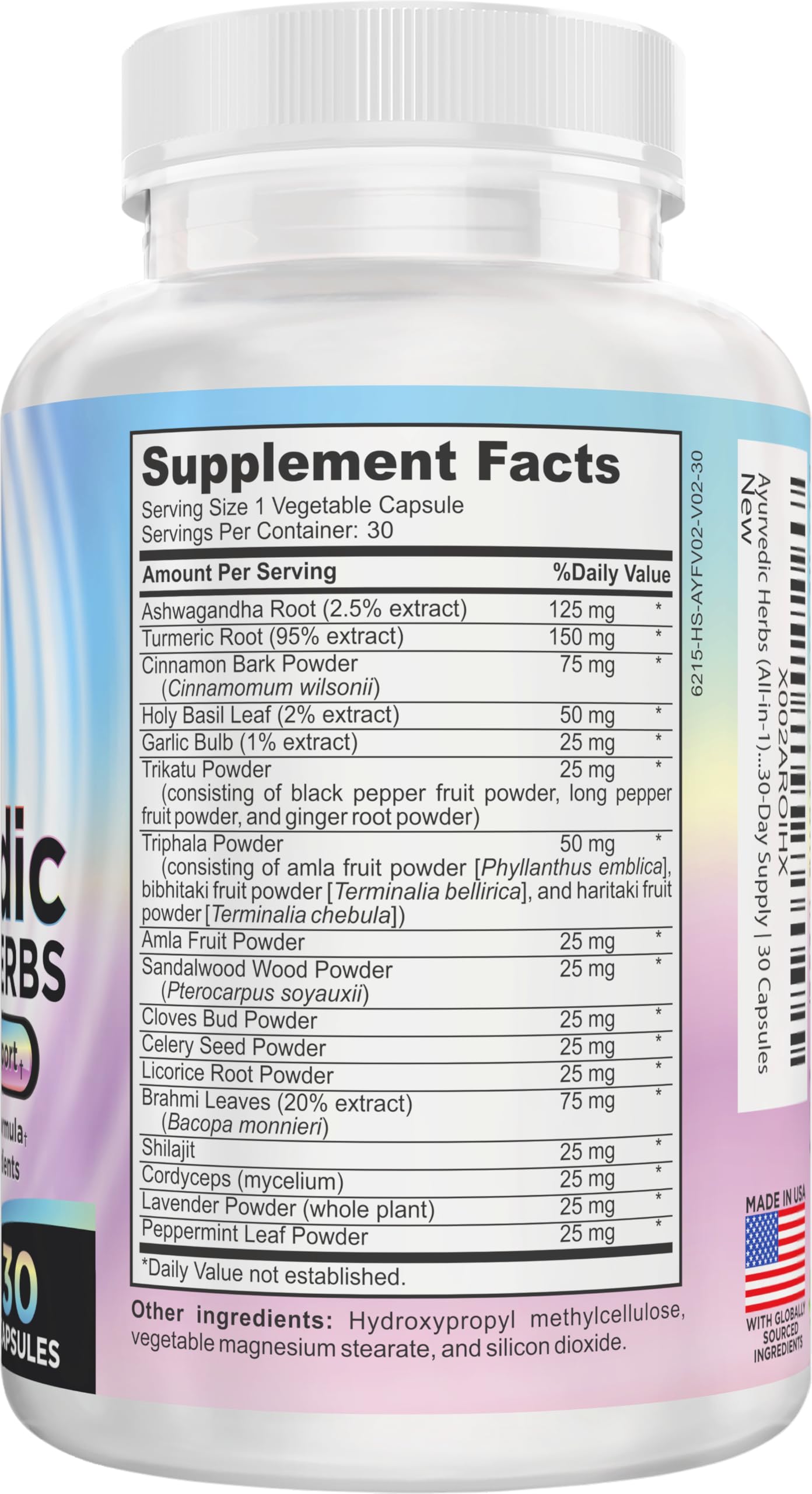 Ayurvedic Herbs 17-in-1 Supplement | Mind & Body Balance | Ayurveda Health Support Blend | Ayurvedic Supplements | 1-Month Supply | 30 Capsules Elevate Recovery Supplements Au supplements