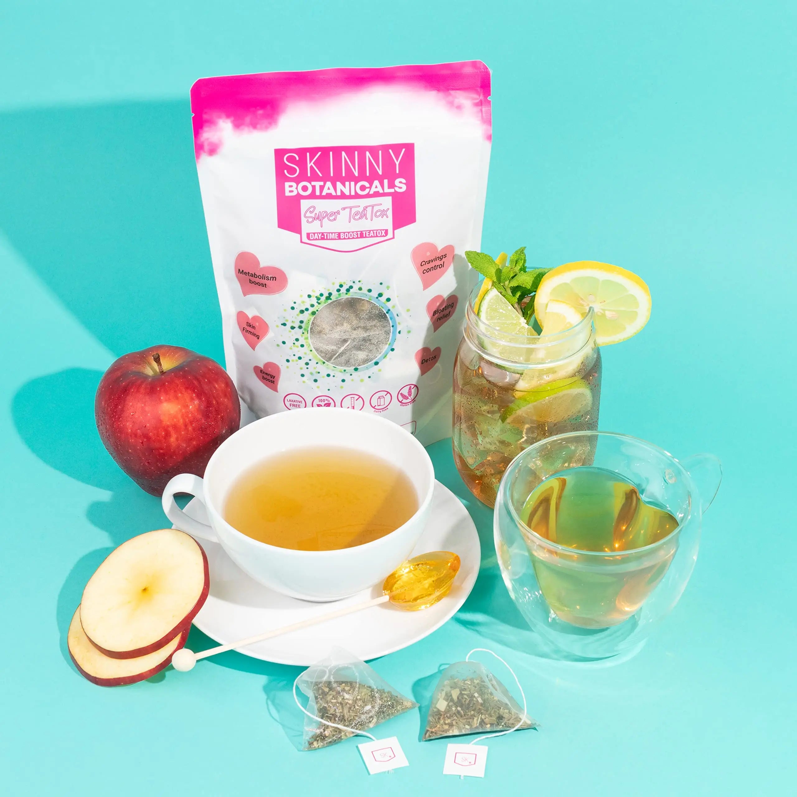 Skinny Botanicals Daytime Detox Tea for Body Cleanse All Natural - Laxative-Free, Supports Skinny Botanicals Au supplements