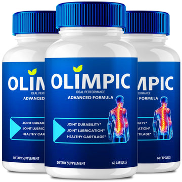 Olimpic Capsules, Advanced Joint Support Supplement Pills for Mobility and Comfort - Maximum Strength, Official Olim Pic Joint Support All Natural Formula, Premium Olim-Pic Reviews (3 Pack) IDEAL PERFORMANCE Au supplements