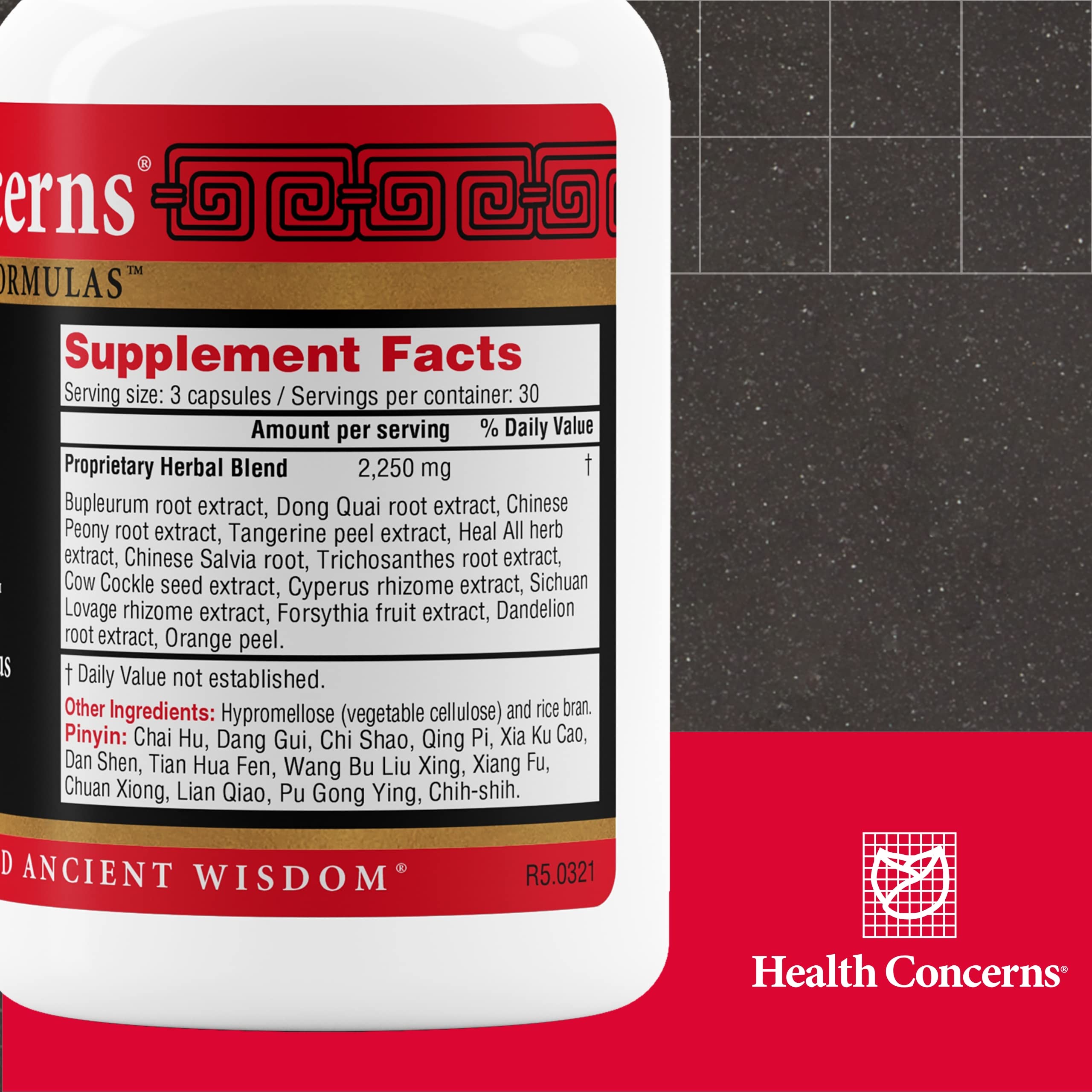 Health Concerns Bupleurum Entangled Qi Formula – Women's Hormonal Balance & Cyst Support Supplement – Traditional Chinese Herbal Formula – Blood Flow Liver Qi Cleanse – 90 Capsules Health Concerns Au supplements