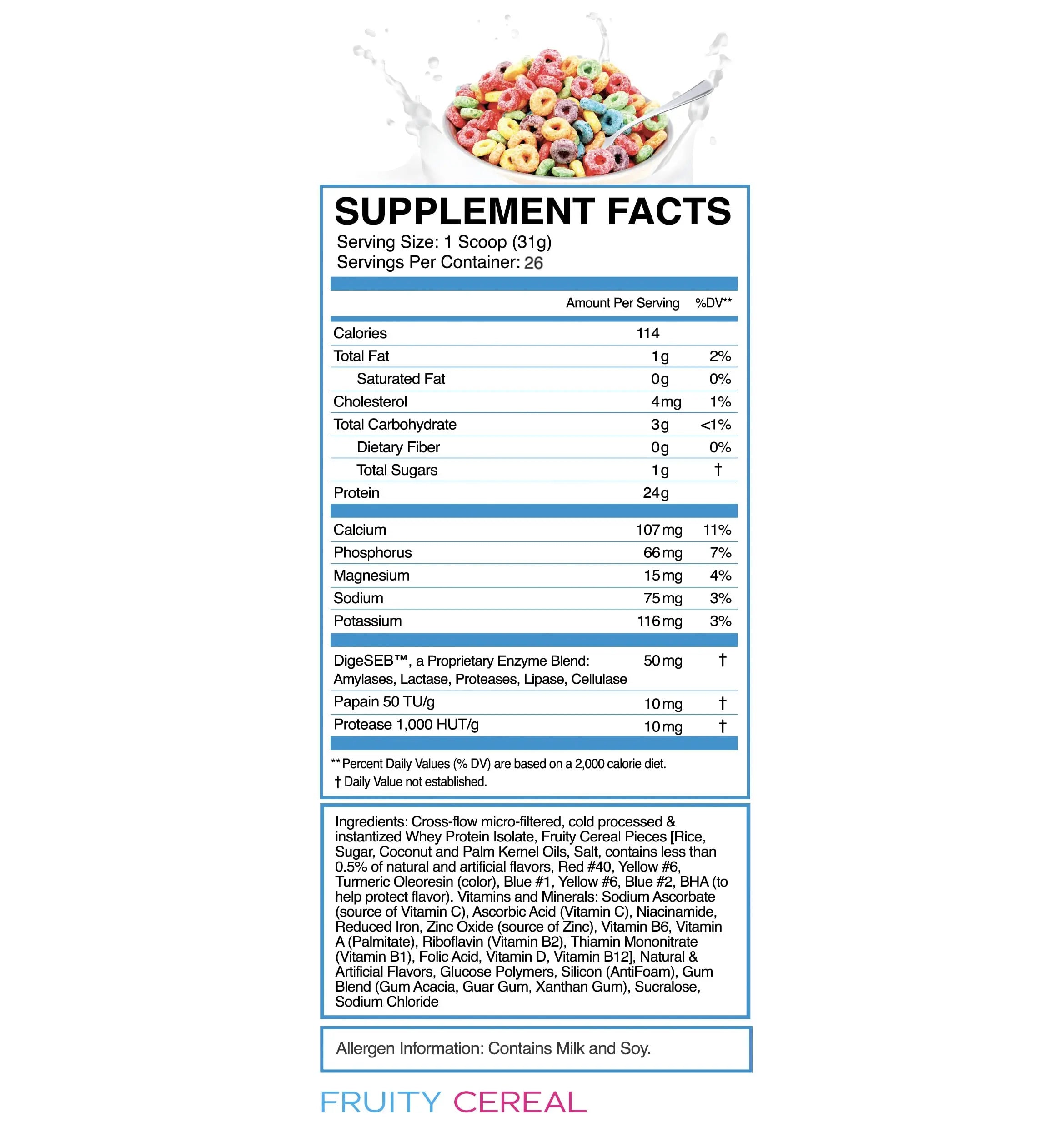 eFlow Nutrition 100% Whey Protein Isolate - Gluten & Lactose-Free Digestive Enzymes eFlow Nutrition Au supplements