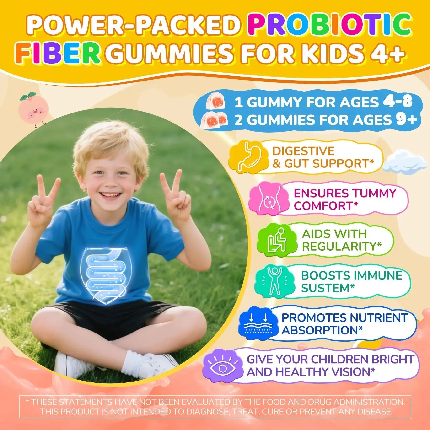 NEVISS Multivitamin for Men & Probiotics for Kids Teen + Veggie & Fruit Fiber Gummies NEVISS Au supplements