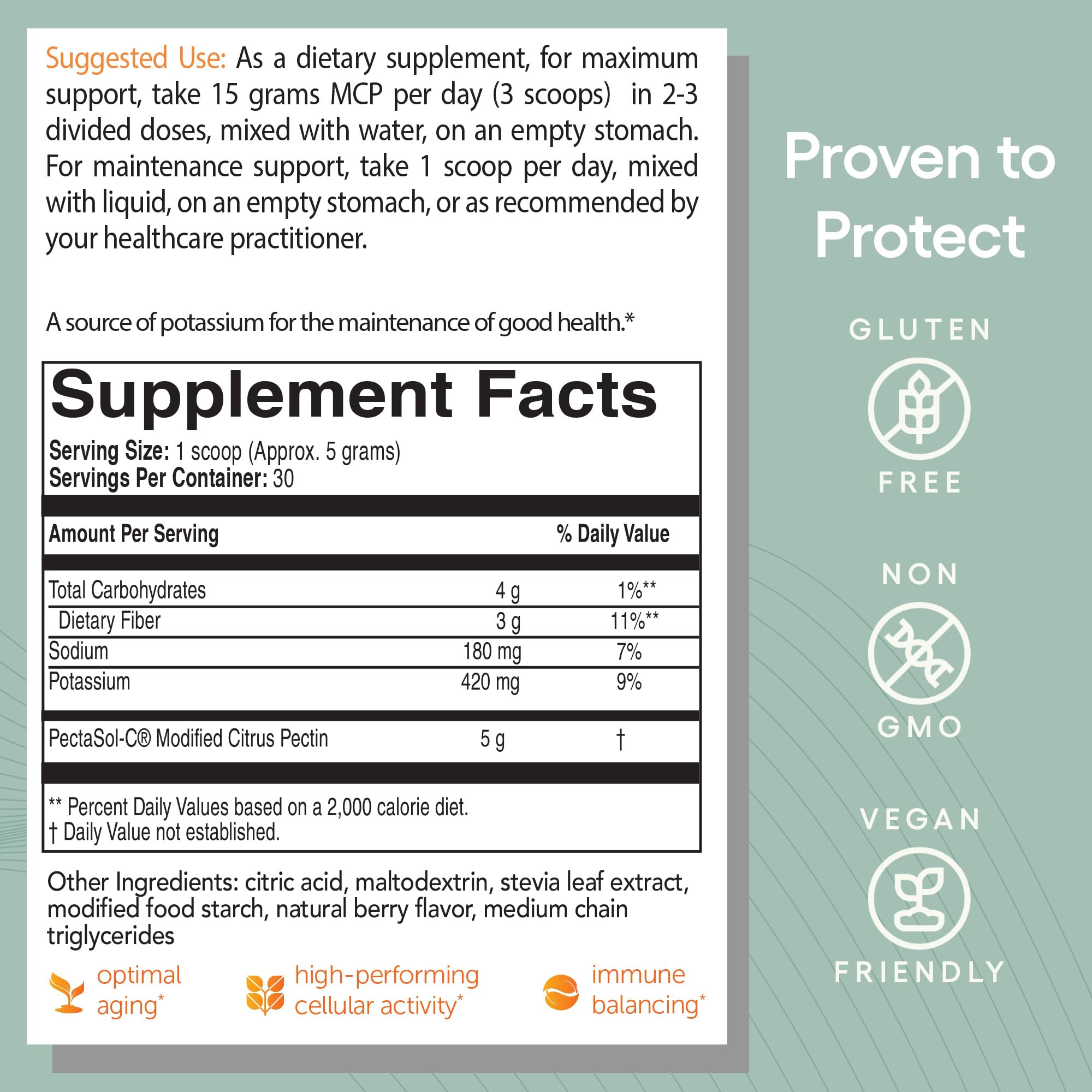 PectaSol Modified Citrus Pectin – 184g Berry Powder – Total-Body Health Supplement to Support the Heart, Immune System, Inflammation Response & Healthy Aging + Maintain Healthy Galectin-3 Levels EcoNugenics Au supplements