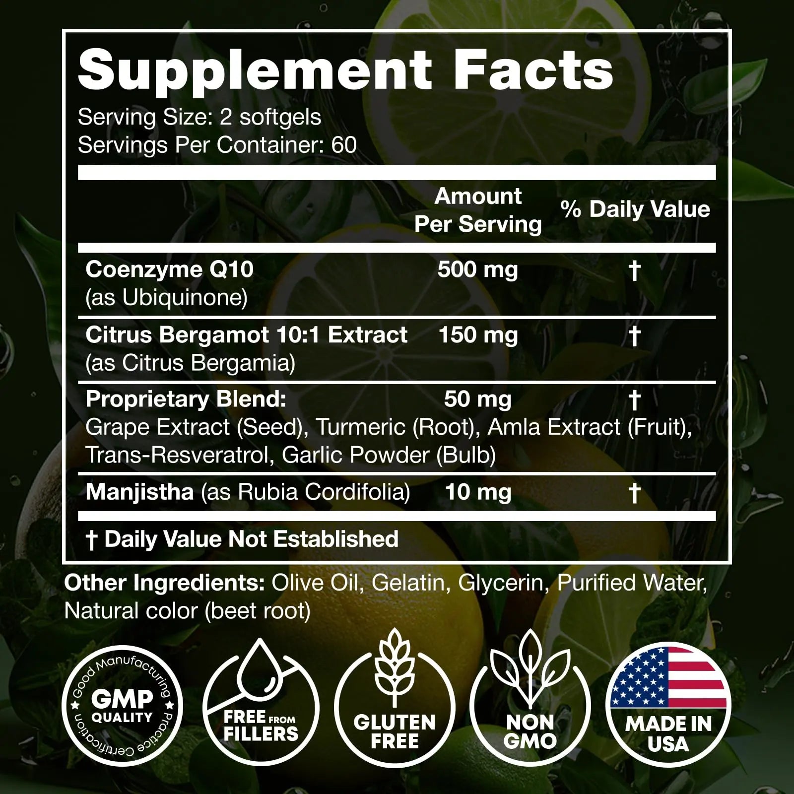 High Absorption CoQ10 500MG - Co Q 10 Supplement 120 Softgels for Heart Health&Energy Production - Enhanced CoQ10 Nutritional Supplements with Coenzyme Q10 - Alternative to coq10 400mg softgels JOYLI Nutrition Au supplements