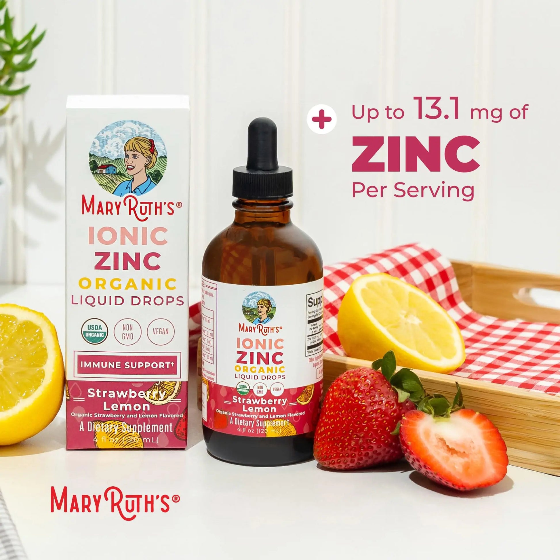 MaryRuth's Organic Liquid Zinc Supplement for Kids & Adults | Immune Support | Skin Health | Antioxidant | Cellular Metabolism | Zinc Sulfate | Vegan | Non-GMO | Sugar Free | Gluten Free | 4 oz MARYRUTH'S Au supplements